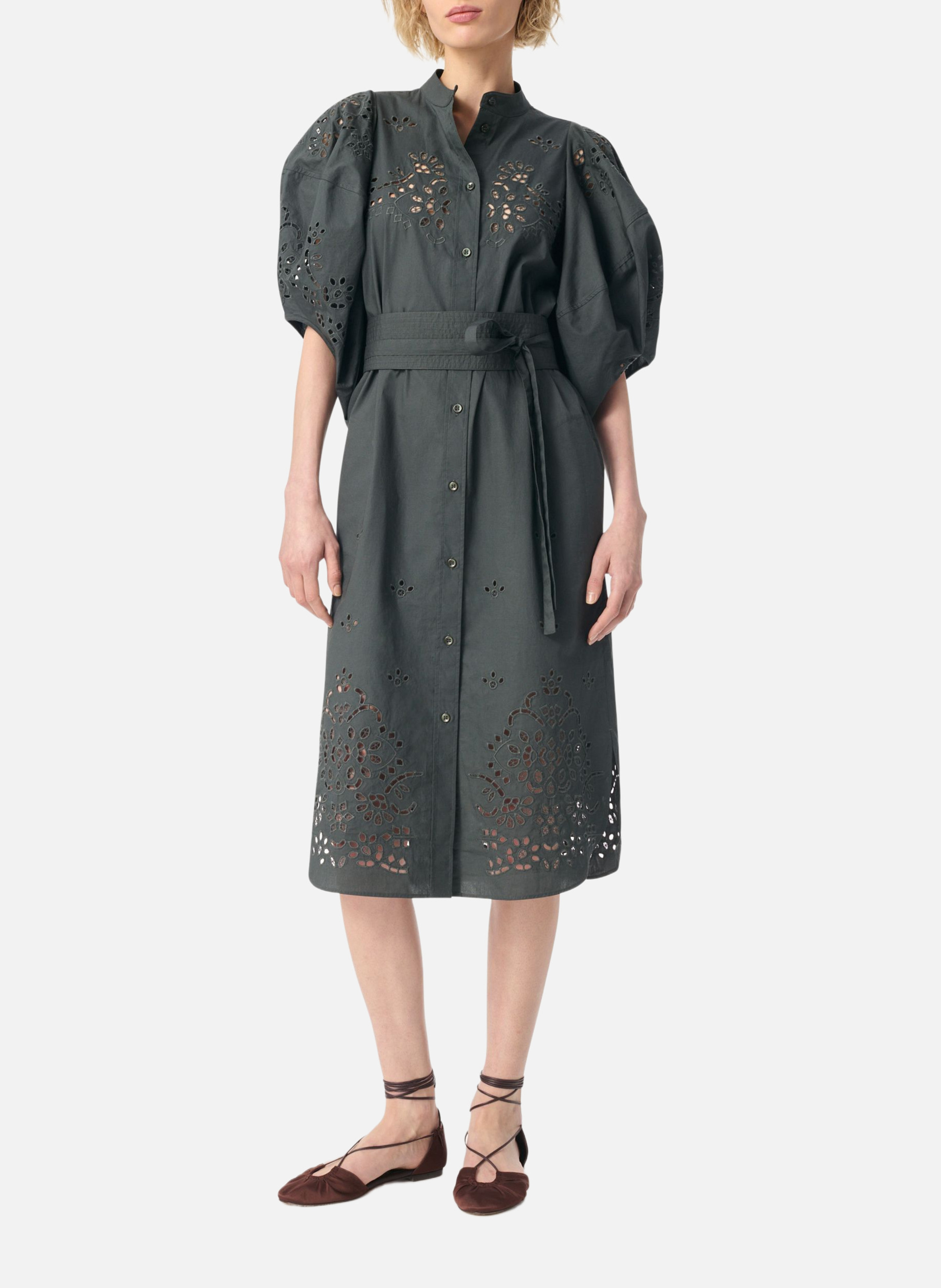 Robe flora VANESSA BRUNO Gris