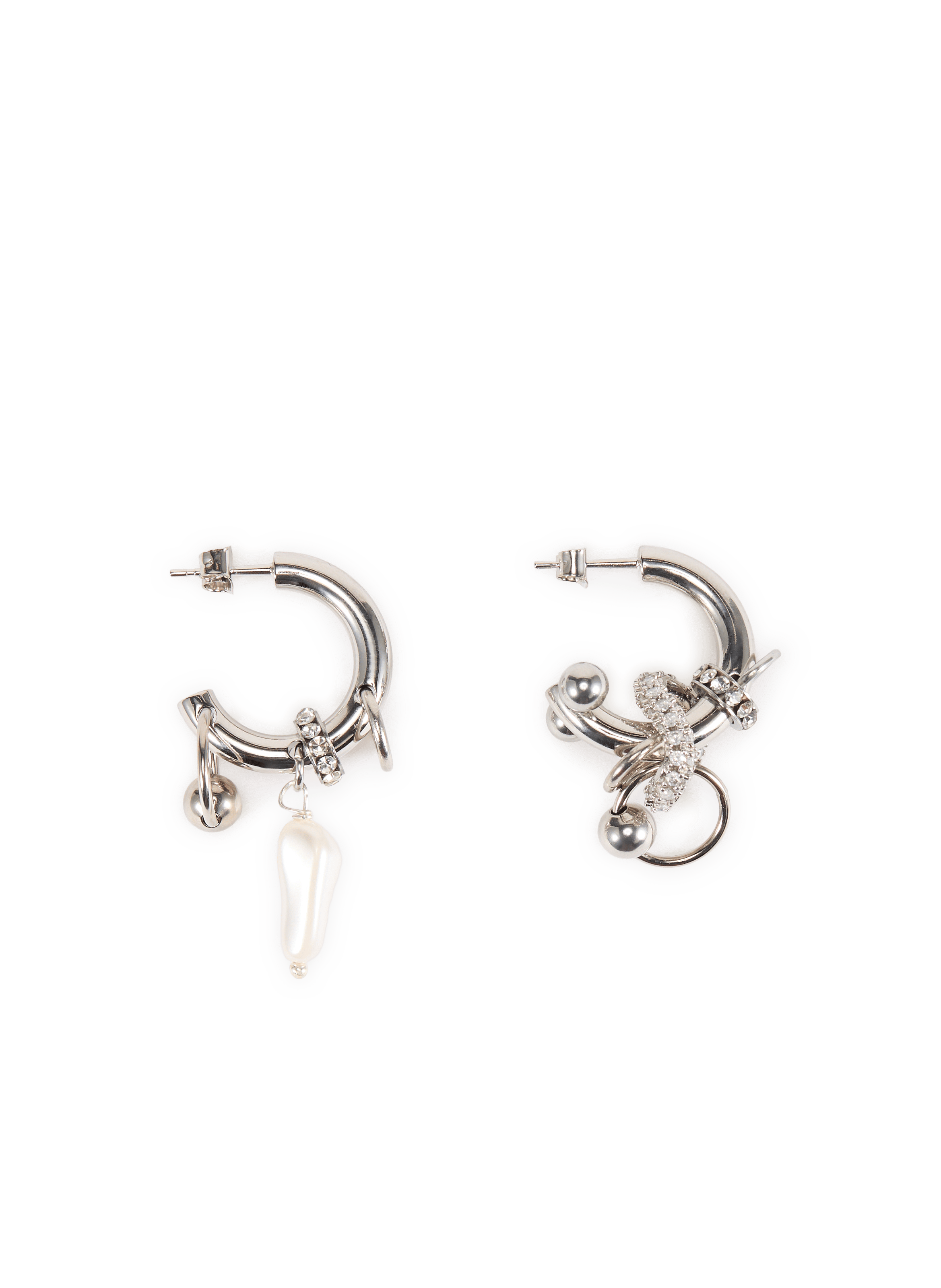 Boucles d'oreilles Danielle en laiton JUSTINE CLENQUET Argent