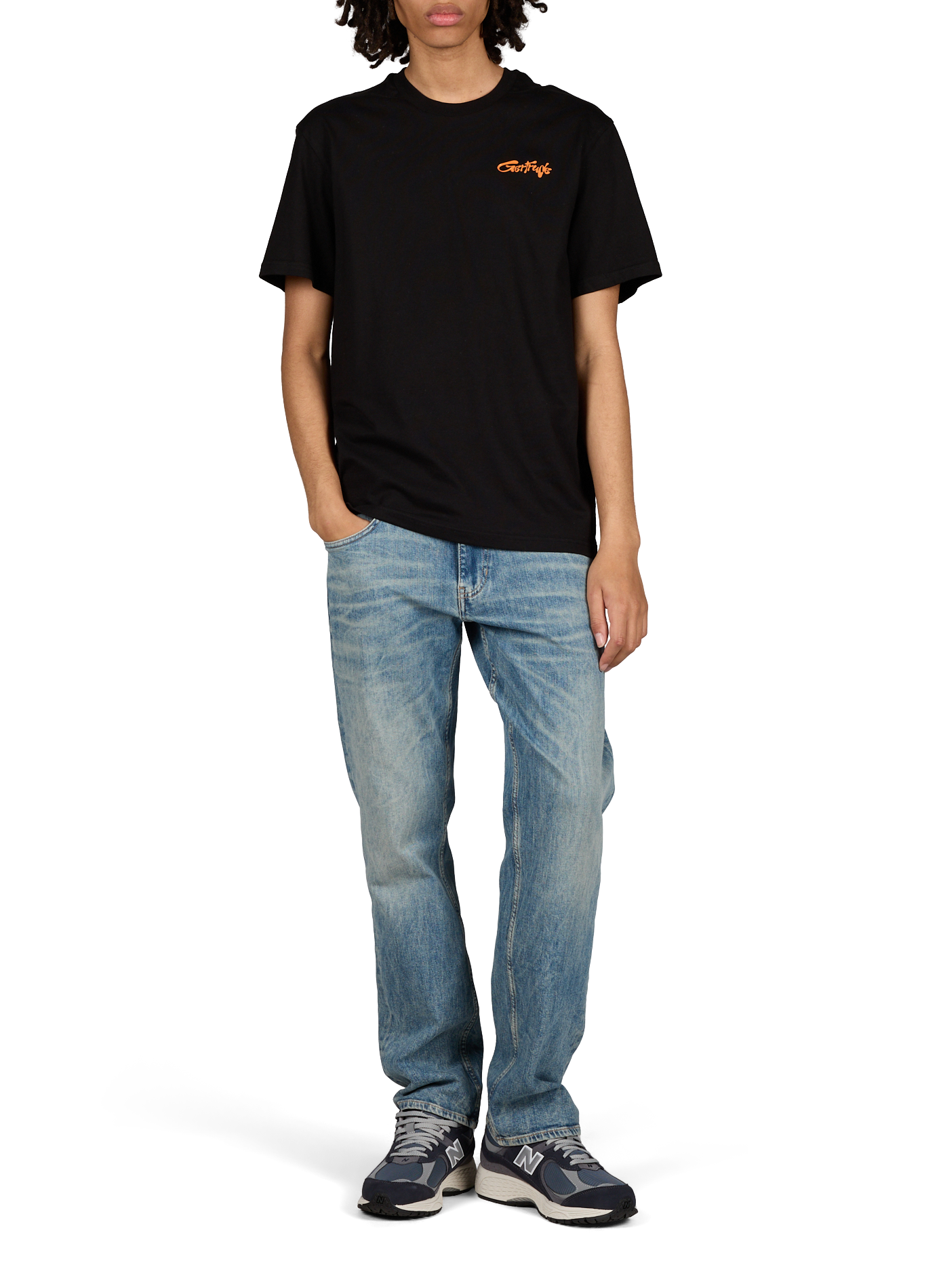 Printed cotton T-shirt GERTRUDE ET GASTON Black