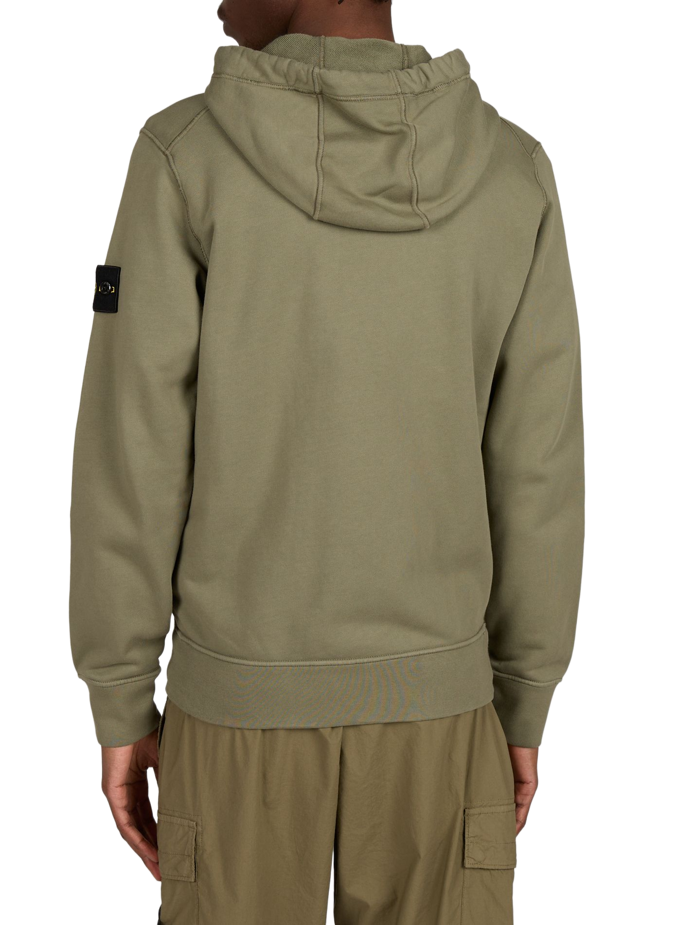 Zip-up hoodie STONE ISLAND Khaki