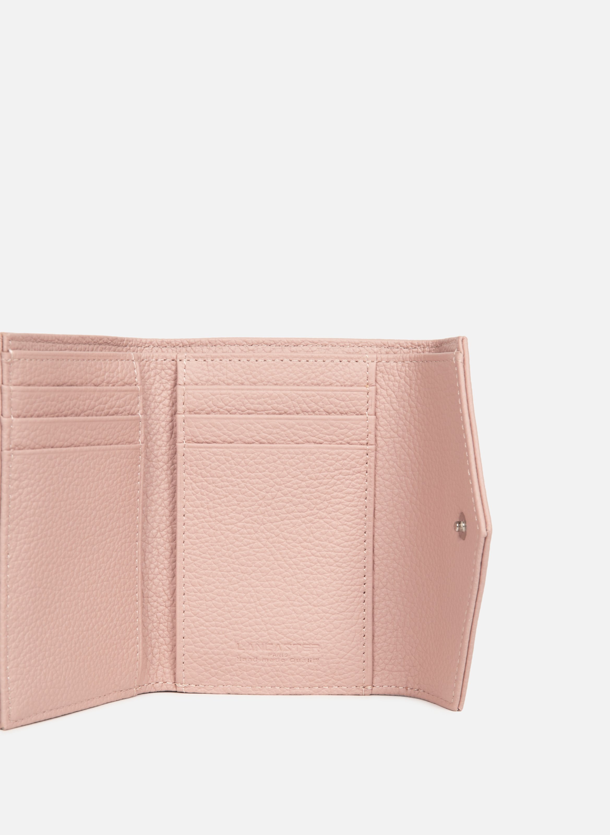 Card holder - foulonné pm LANCASTER Beige
