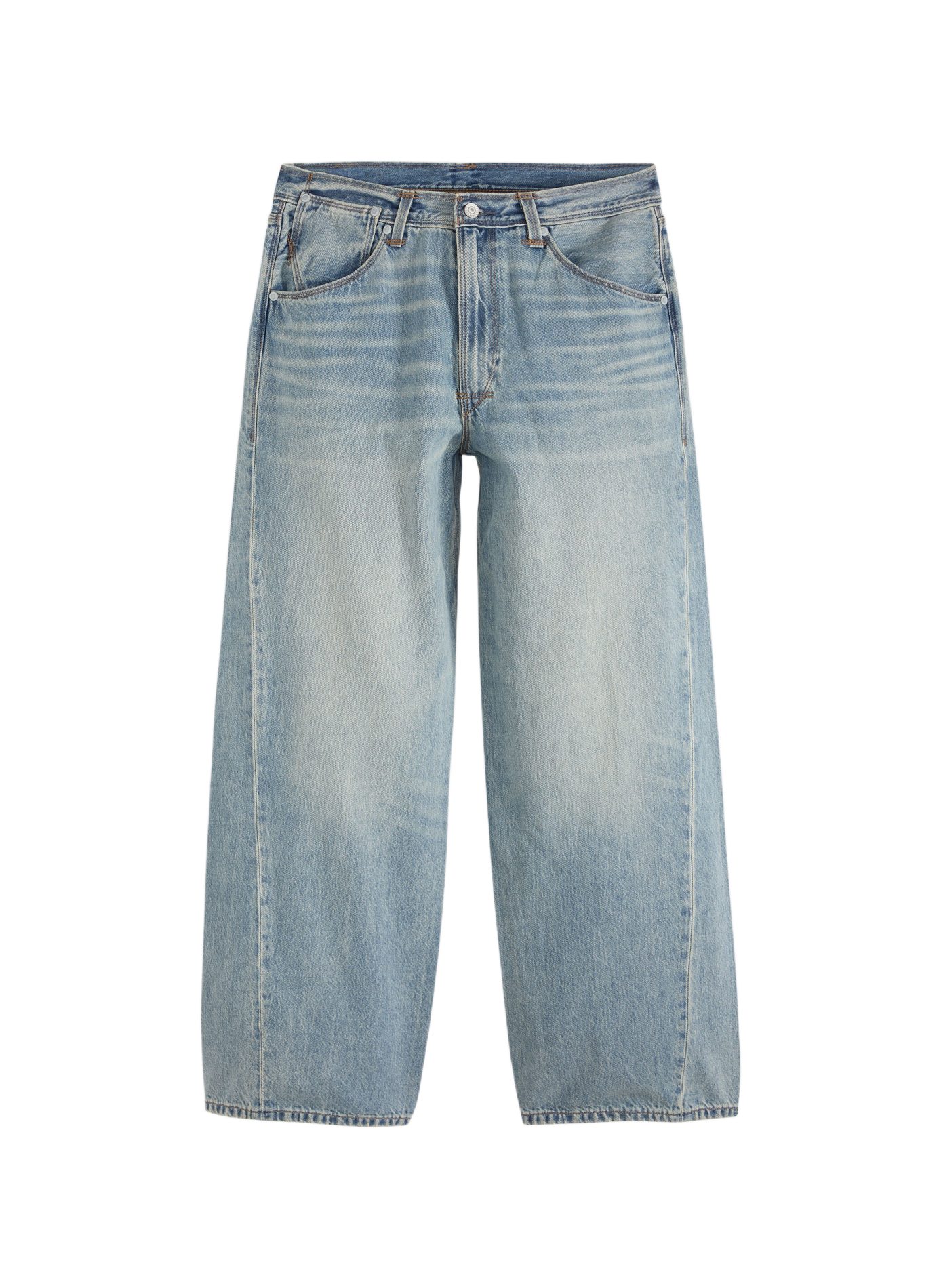 Weite Baggy-Jeans aus Baumwolle LEVI'S Blau