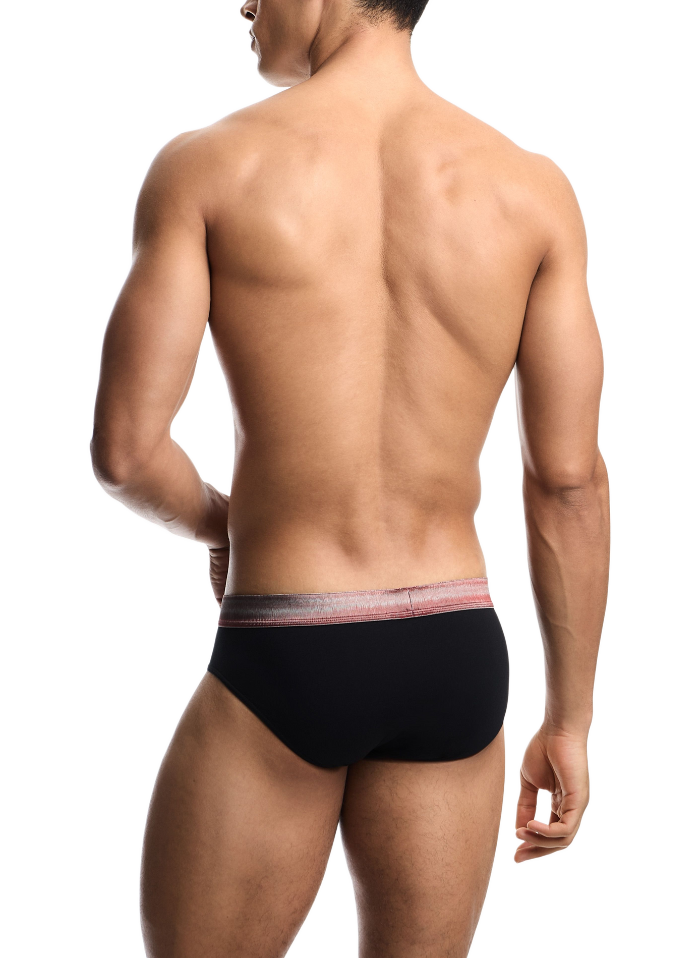 Set aus 3 Slips aus Baumwollmischung EMPORIO ARMANI Schwarz