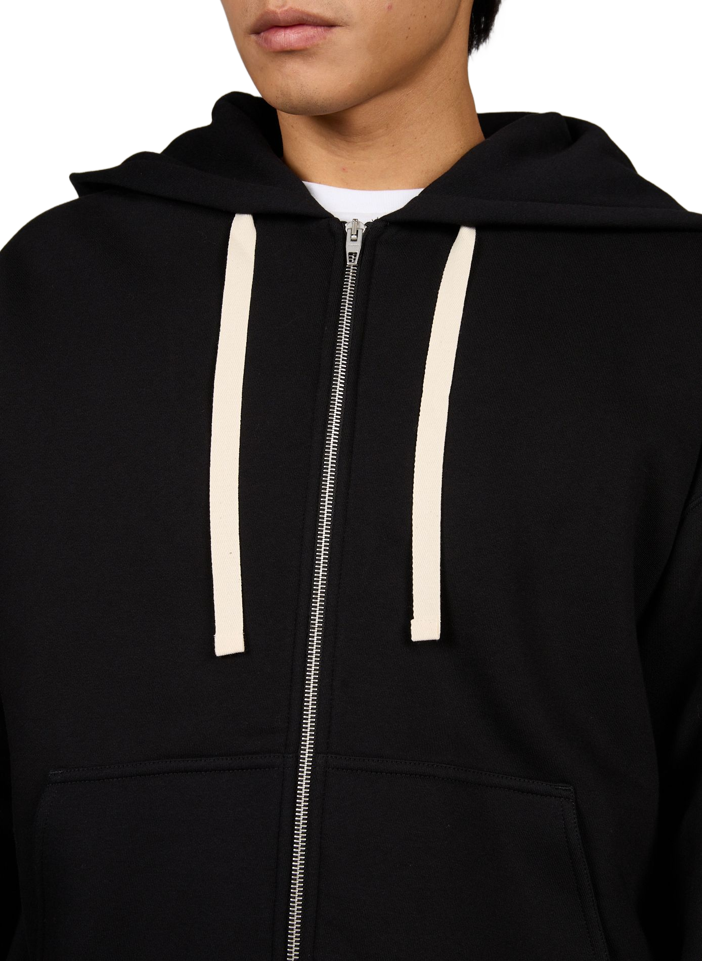 Oversized hoodie van katoen JIL SANDER Zwart