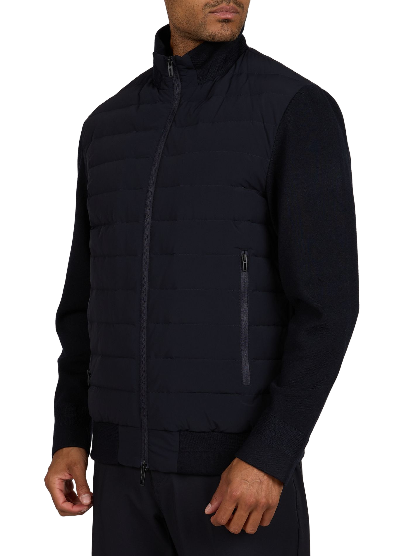 Doudoune col montant EMPORIO ARMANI Bleu