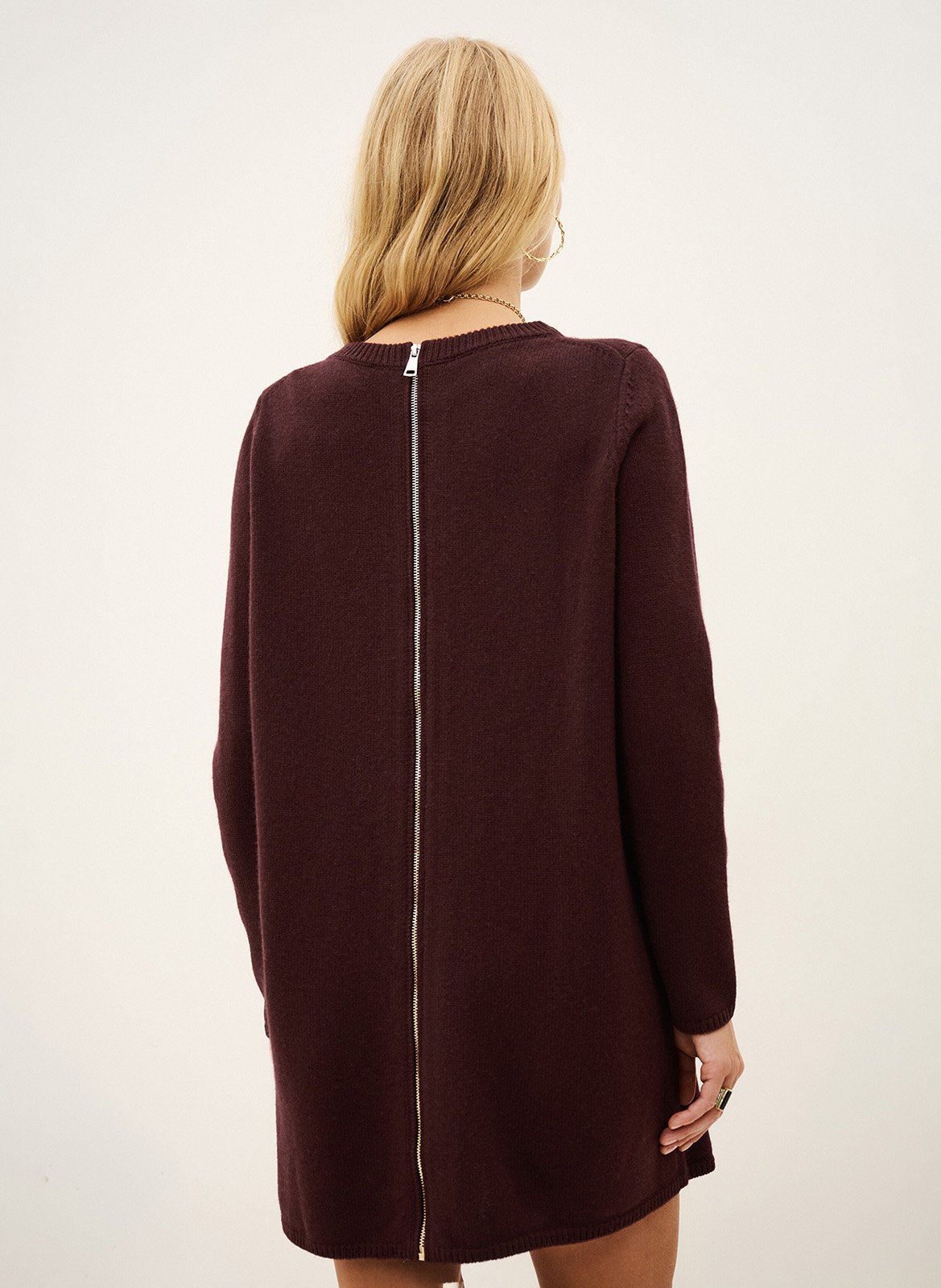 Robe droite en laine mélangée atess | Violet BA&SH Femme