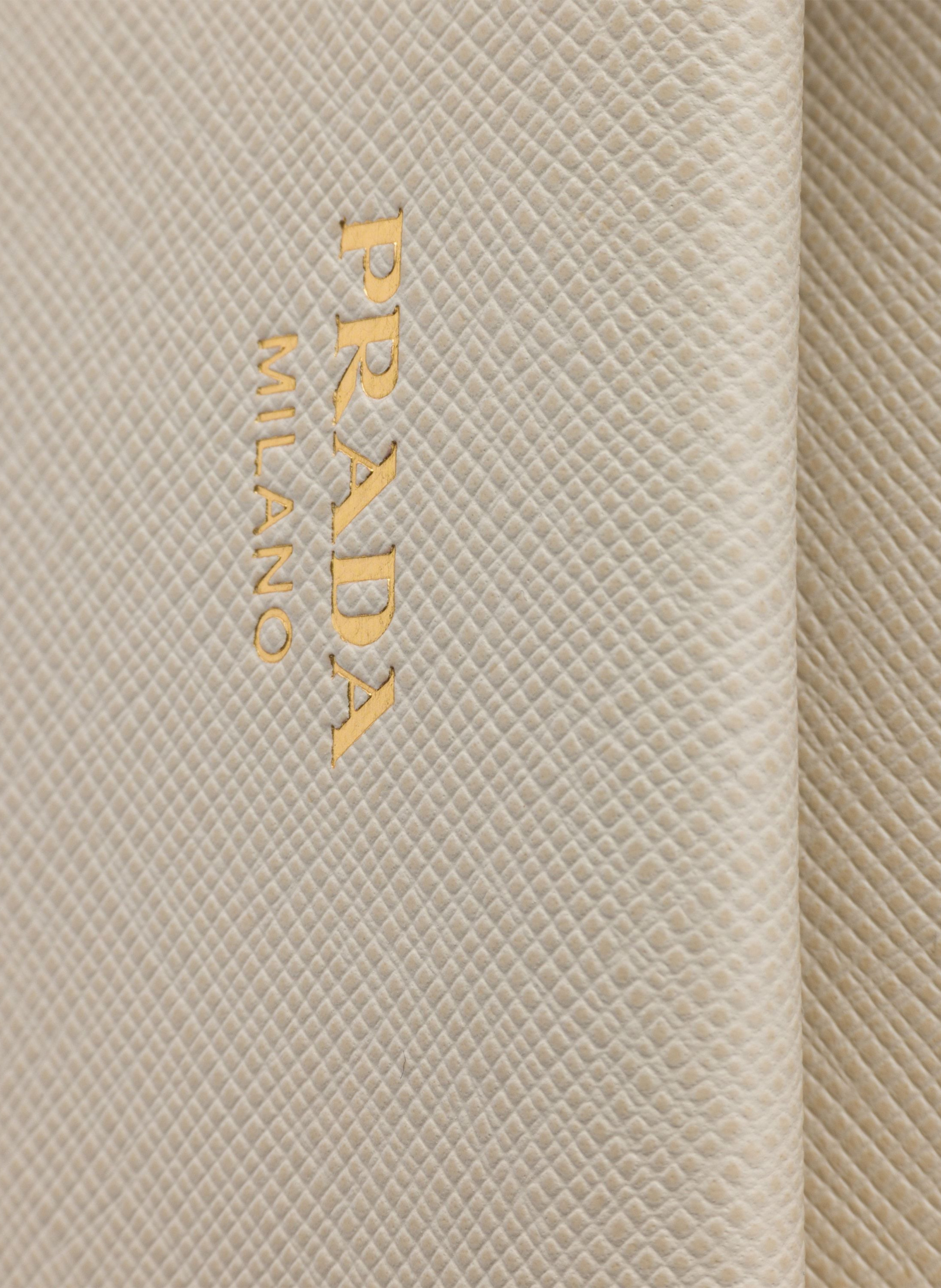 Mini sac à main prada passage en cuir saffiano PRADA Beige