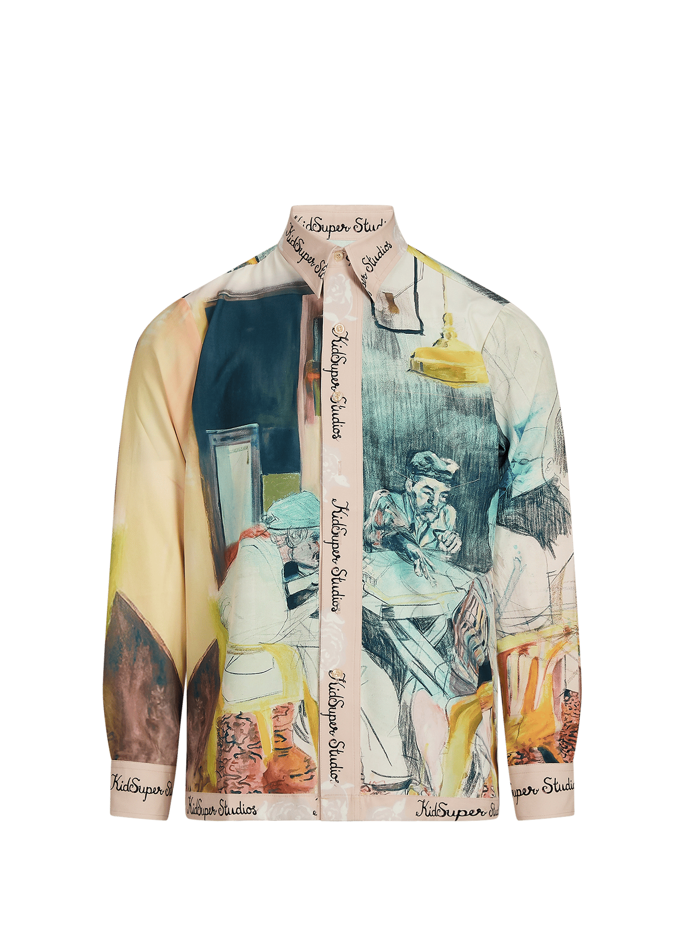 Straight fluid printed shirt KIDSUPER Multicolour