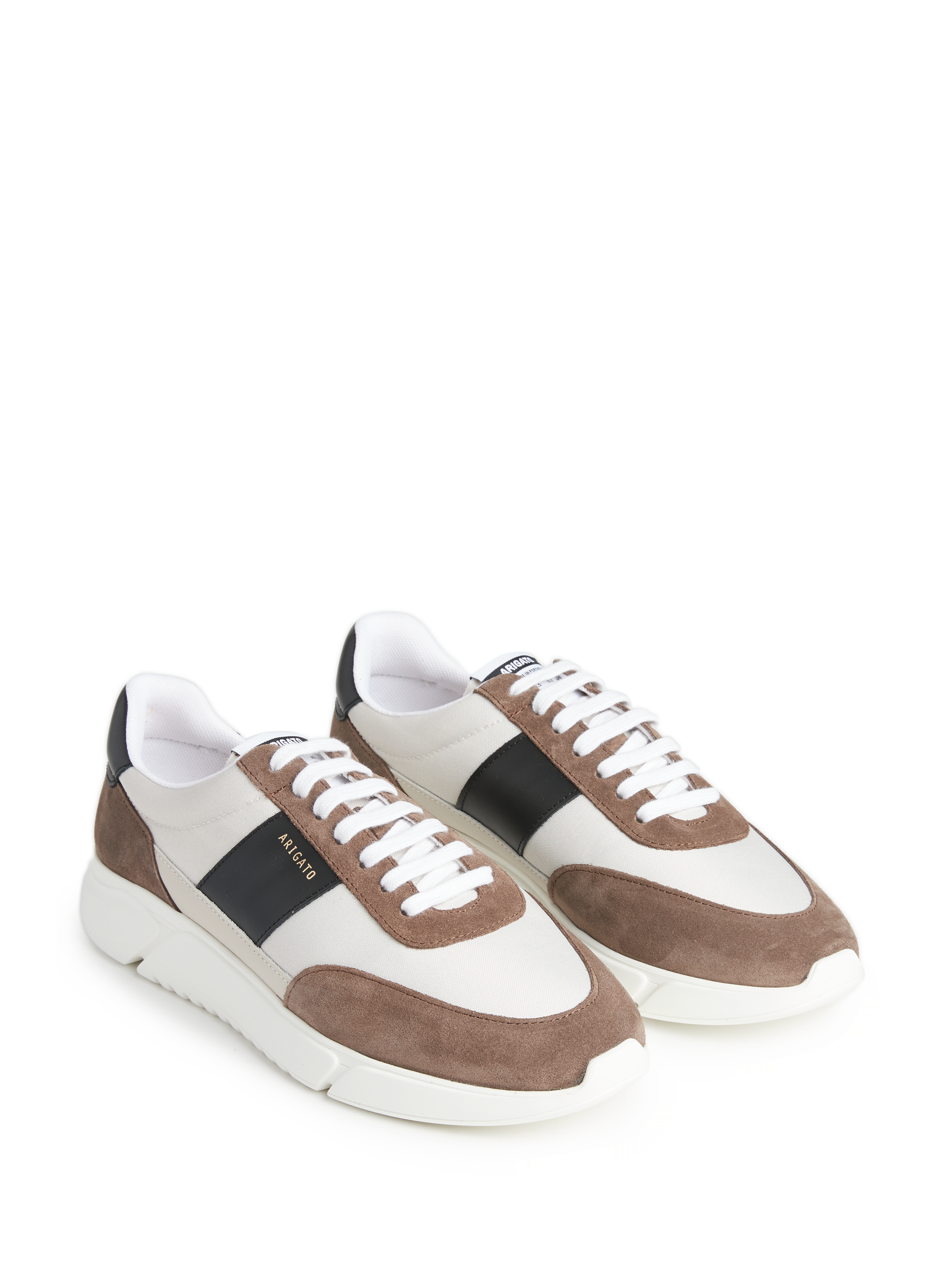 Baskets basses bi-matière