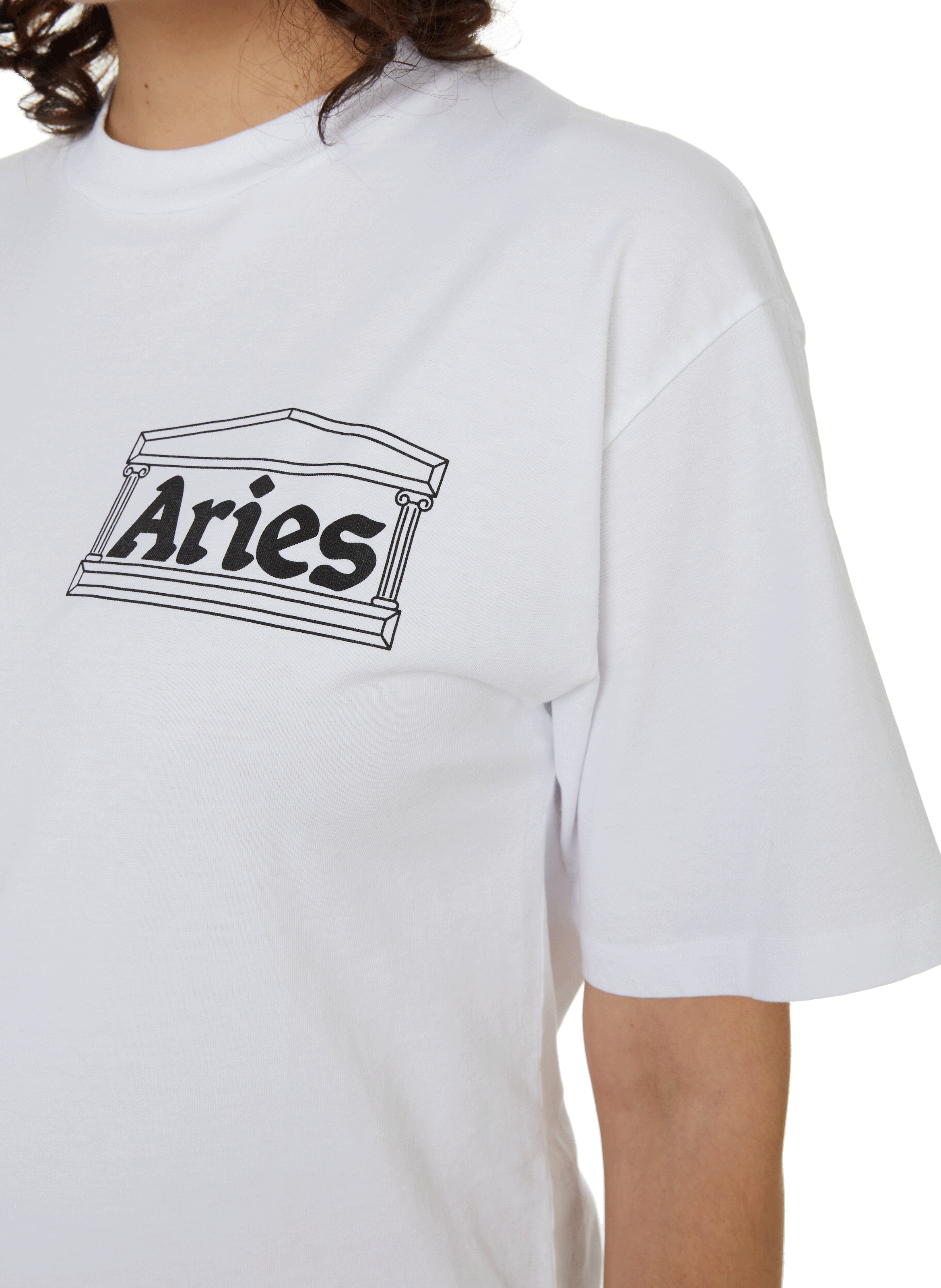 Cotton T-shirt ARIES White