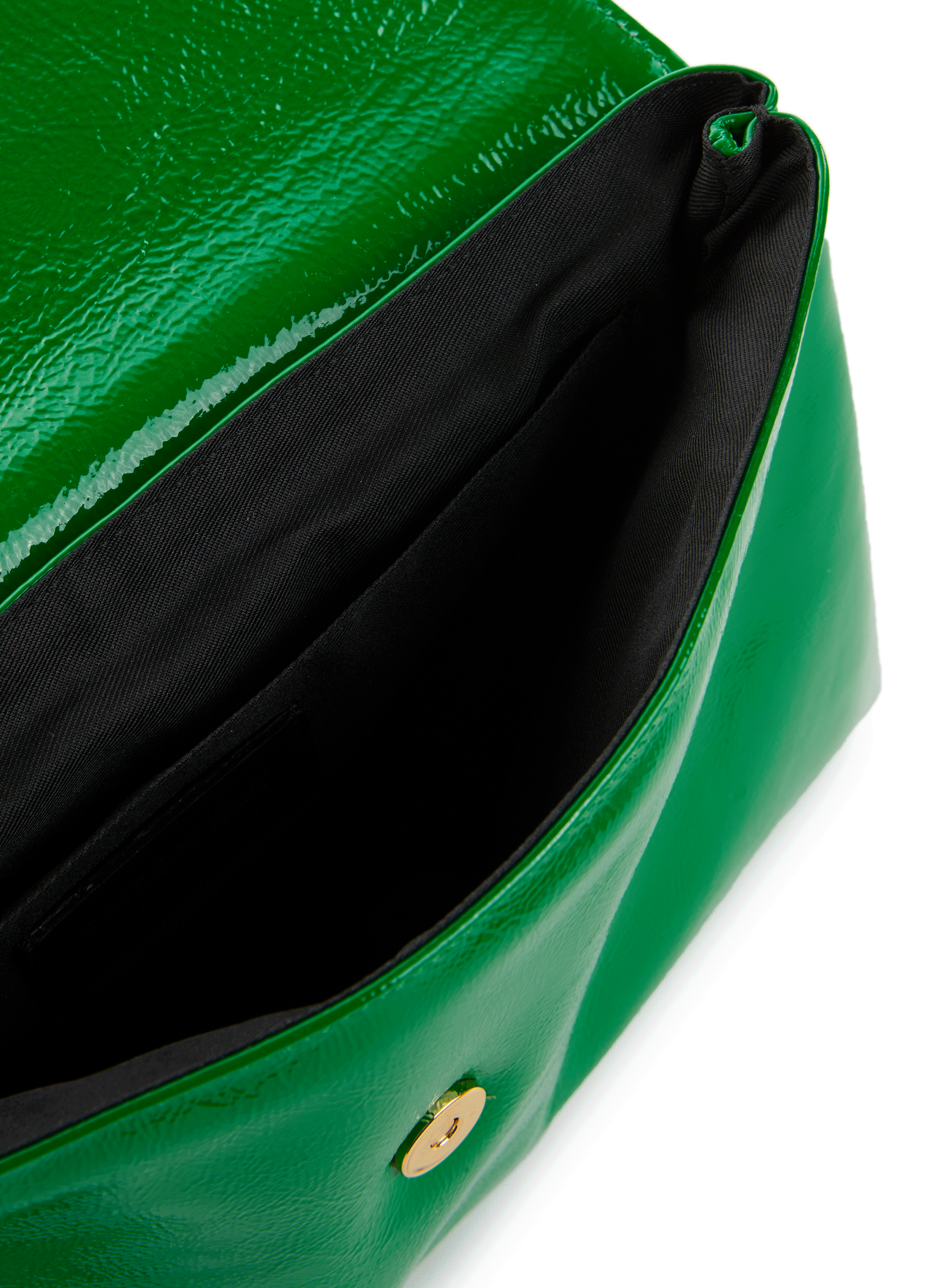 Patent leather clutch SAISON 1865 Green