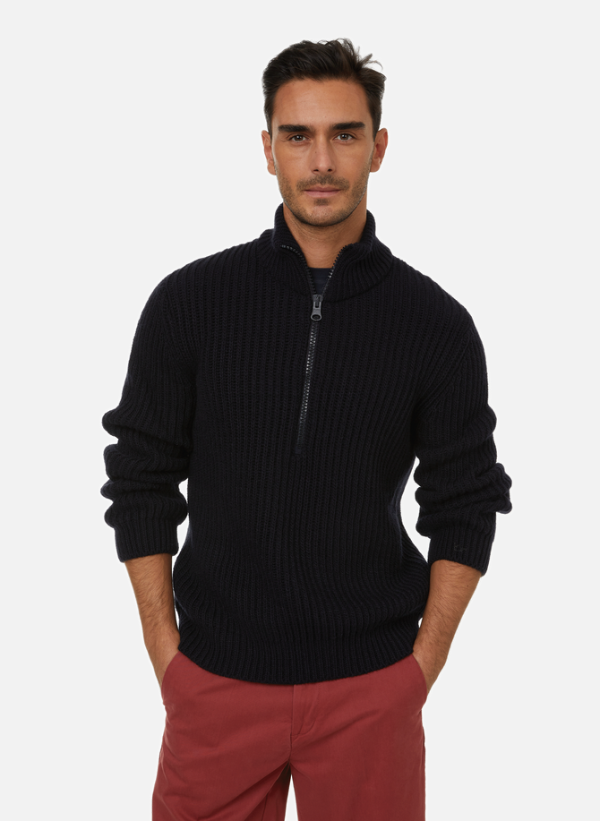Wool-blend zip-up jumper AU PRINTEMPS PARIS