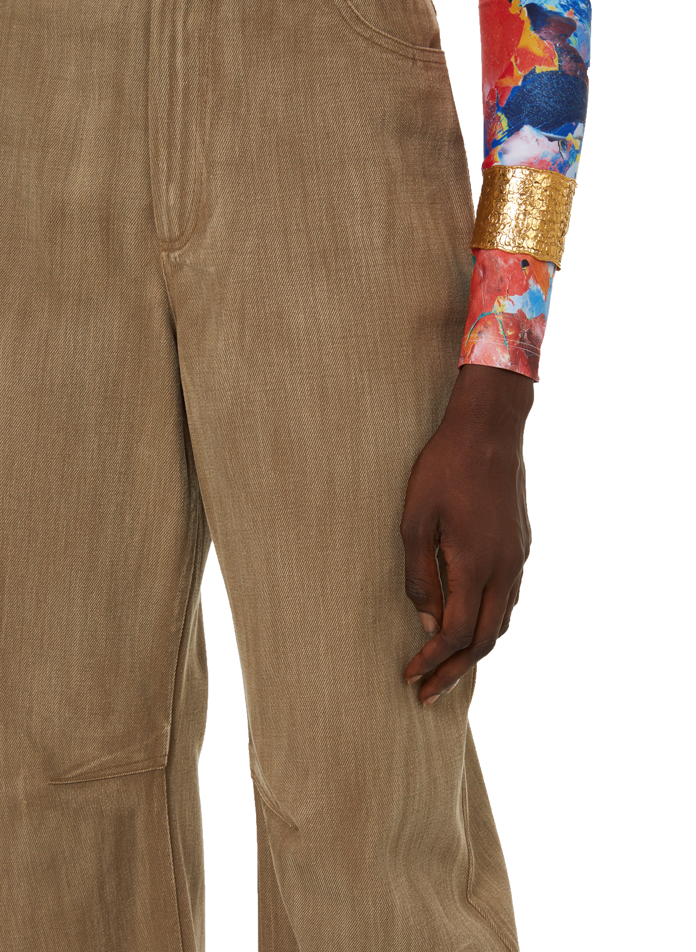 Jean wide leg WEINSANTO Beige