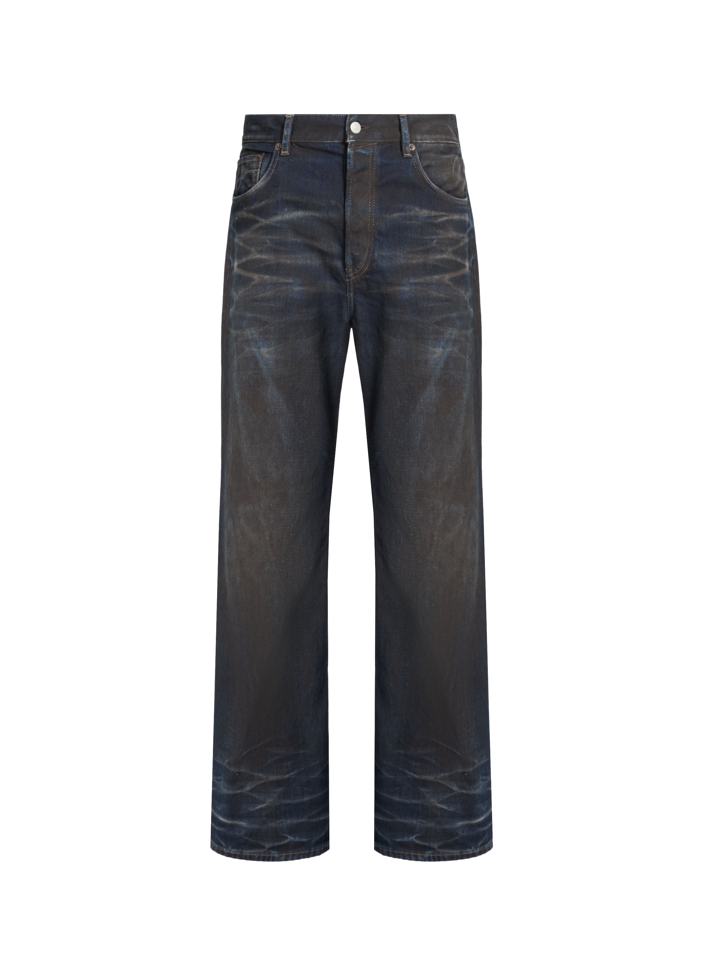 ACNE STUDIOS Jean 2021M ample en coton  Bleu