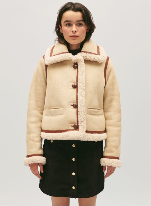Claudie pierlot blouson cuir sale