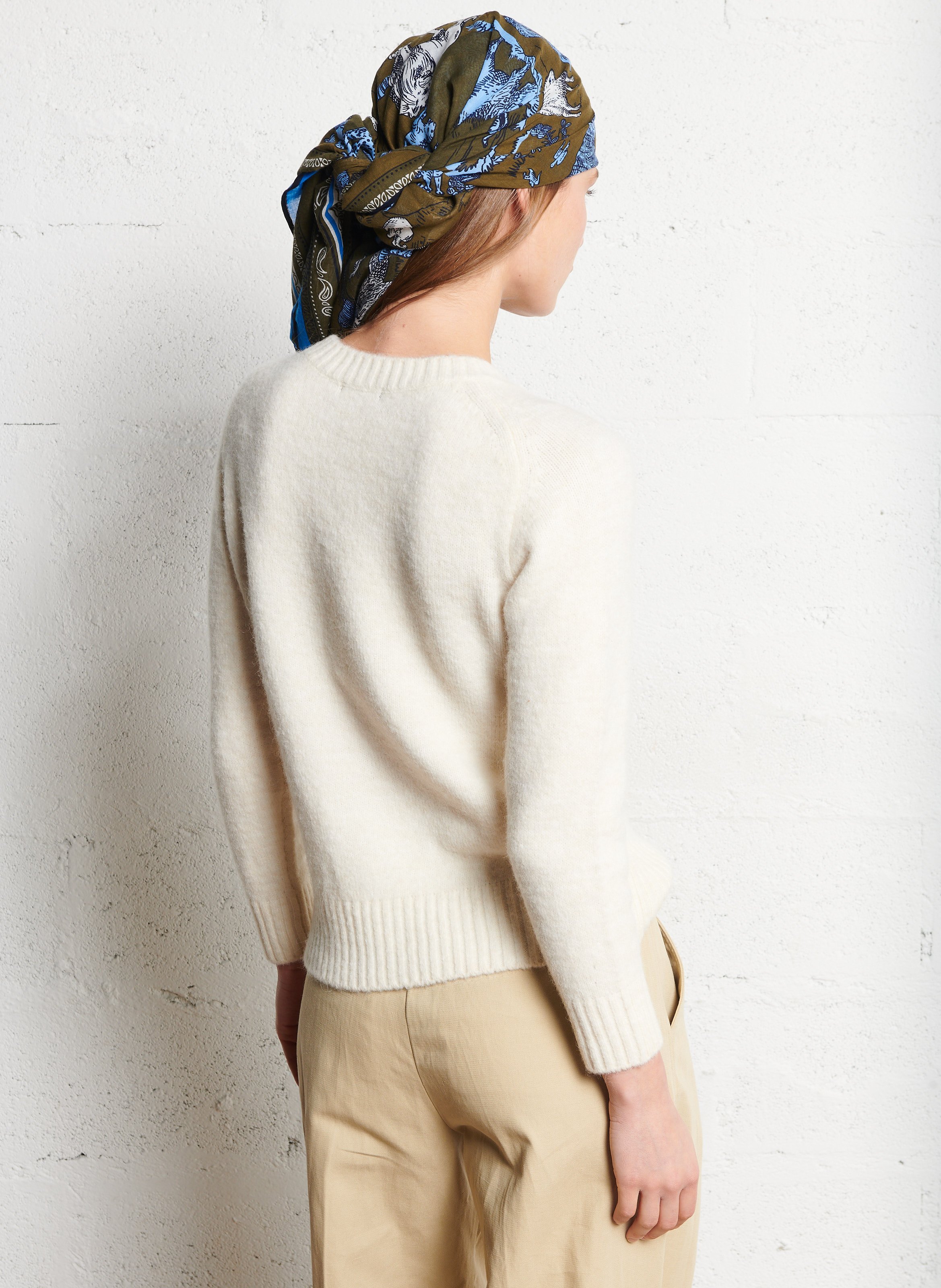 Pull col rond envie SOEUR Beige