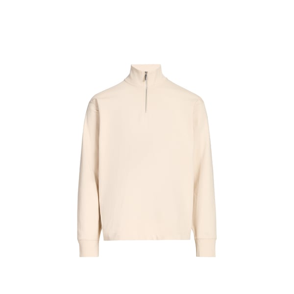 Selected Sweatshirt En Coton In Neutral