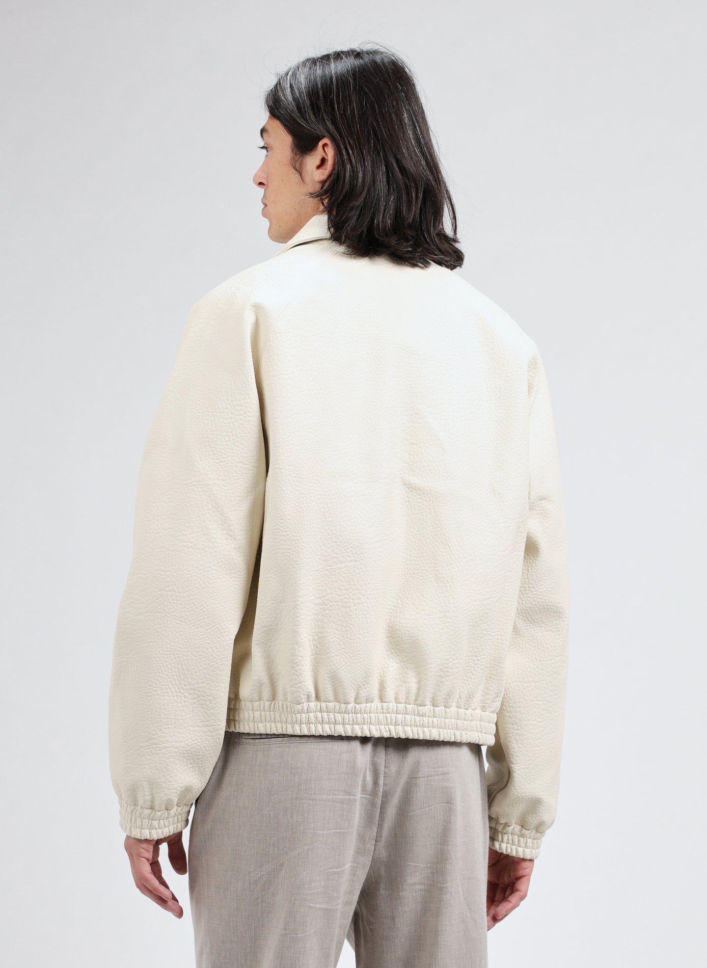 Grained logo jacket ARTE ANTWERP Beige