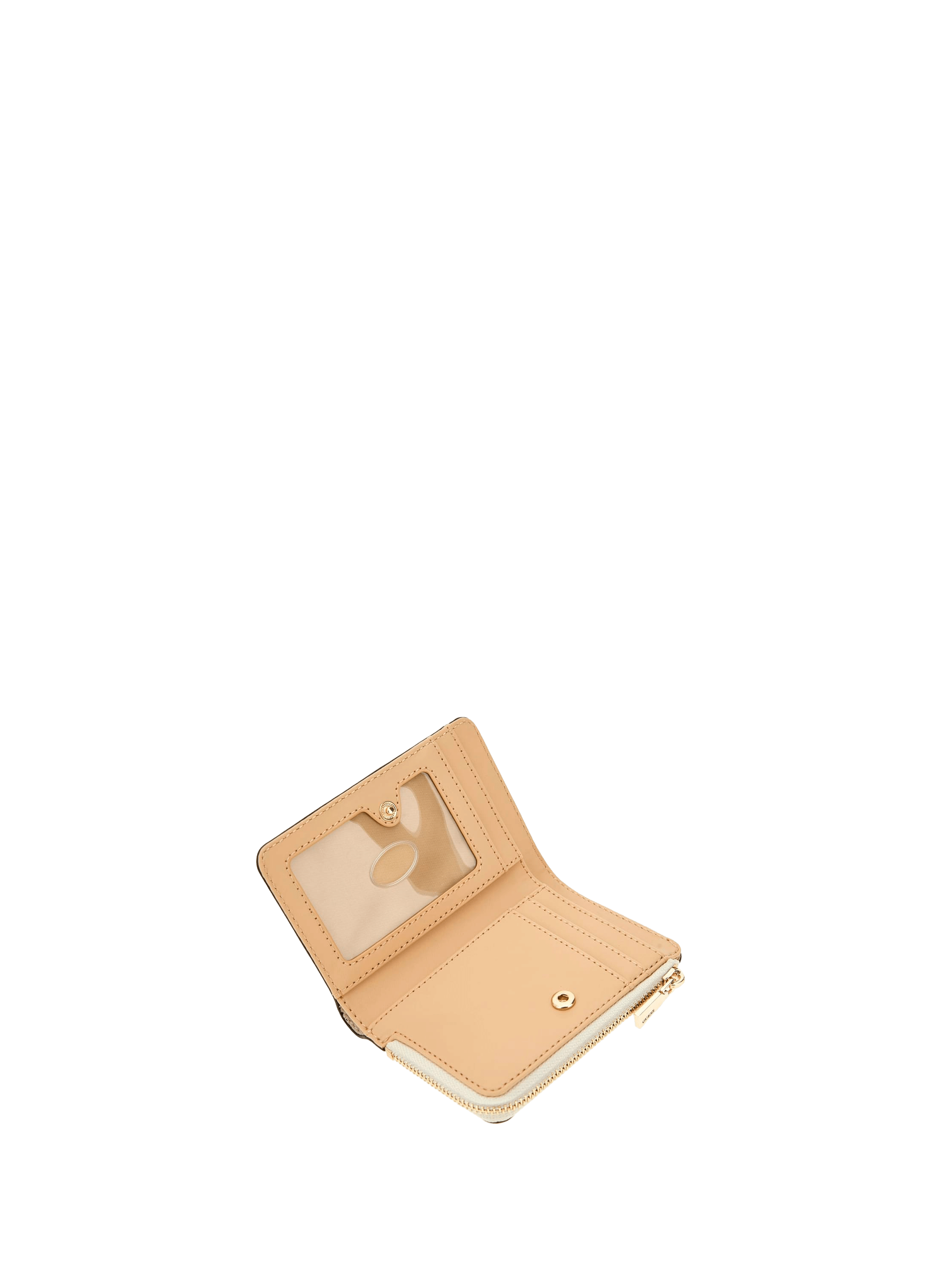 Logo Wallet GUESS Beige