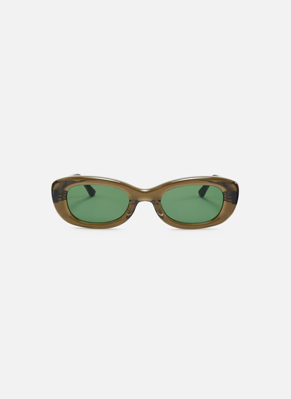 Lunettes de soleil ovales Vert by SAMSOE SAMSOE SAMSOE SAMSOE Lunettes de soleil ovales Vert