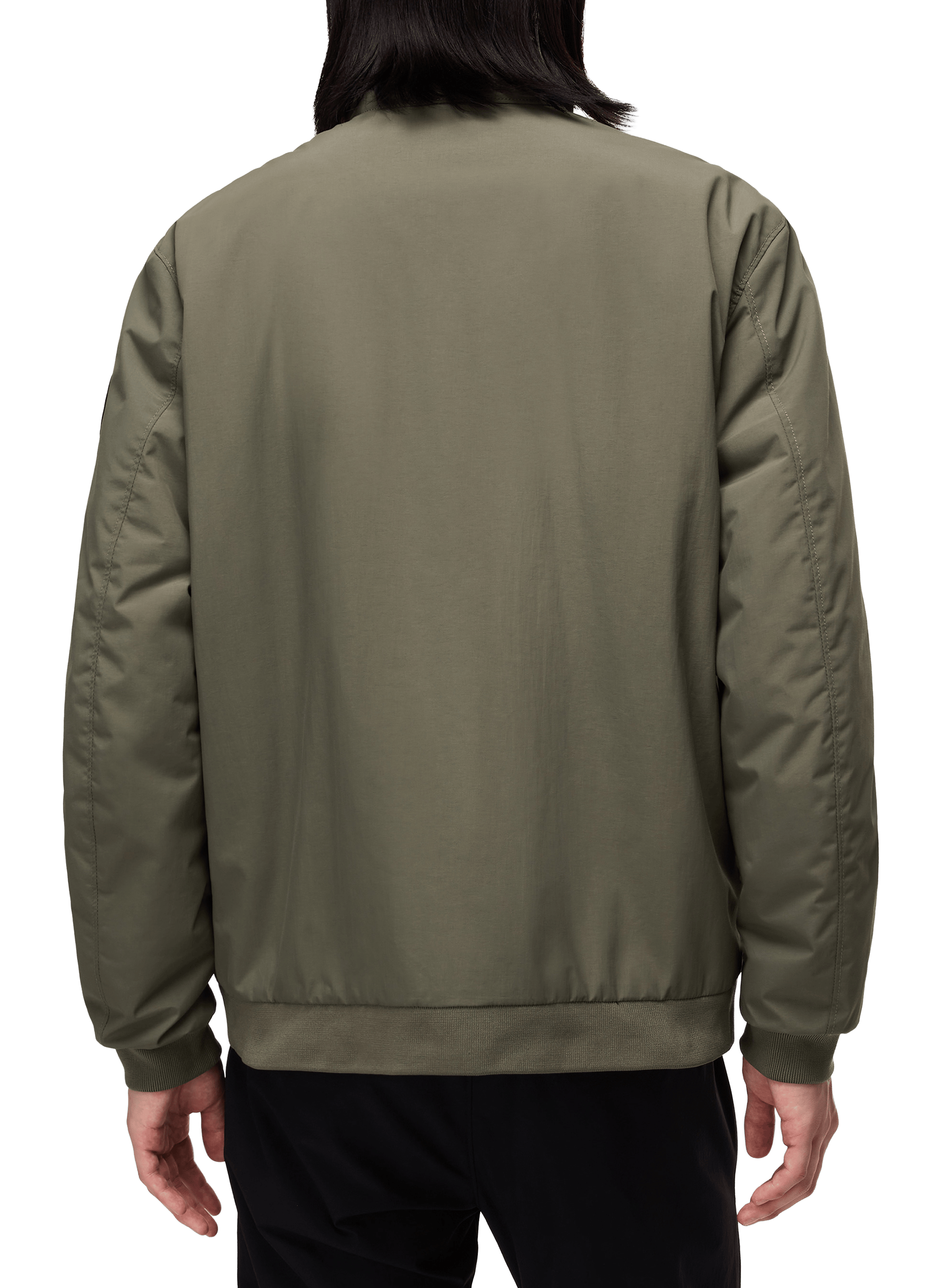 Recycled polyester-blend windbreaker jacket NAPAPIJRI Green