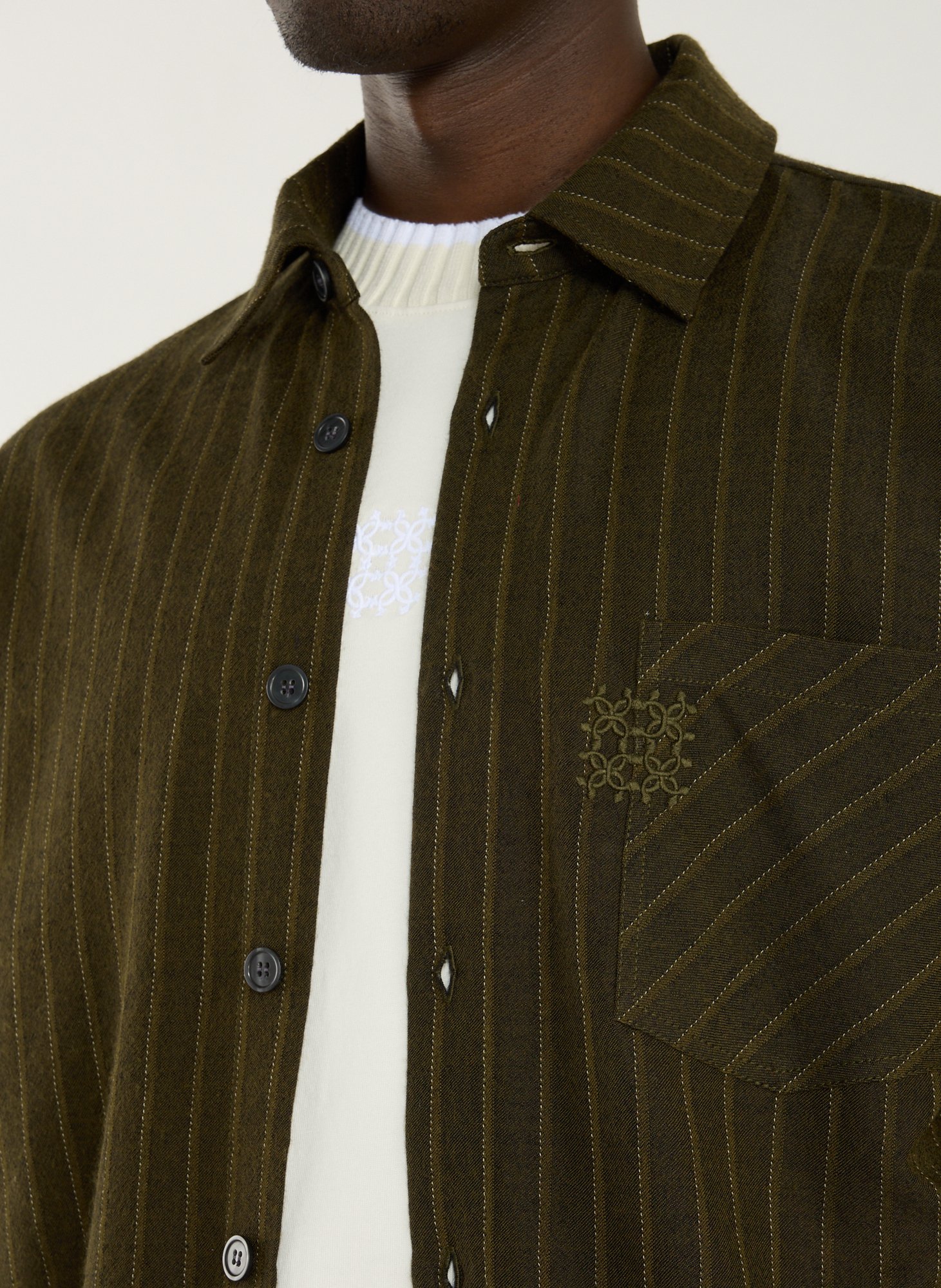 Striped shirt CALEB Brown