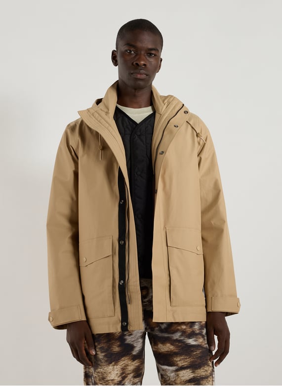 T-kit Waterproof Parka | Brown by AIGLE T-kit Waterproof Parka Brown