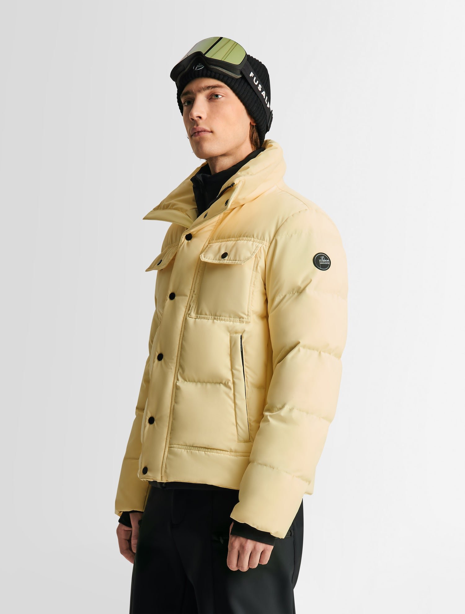 Veste carlo col montant coupe regular FUSALP Jaune