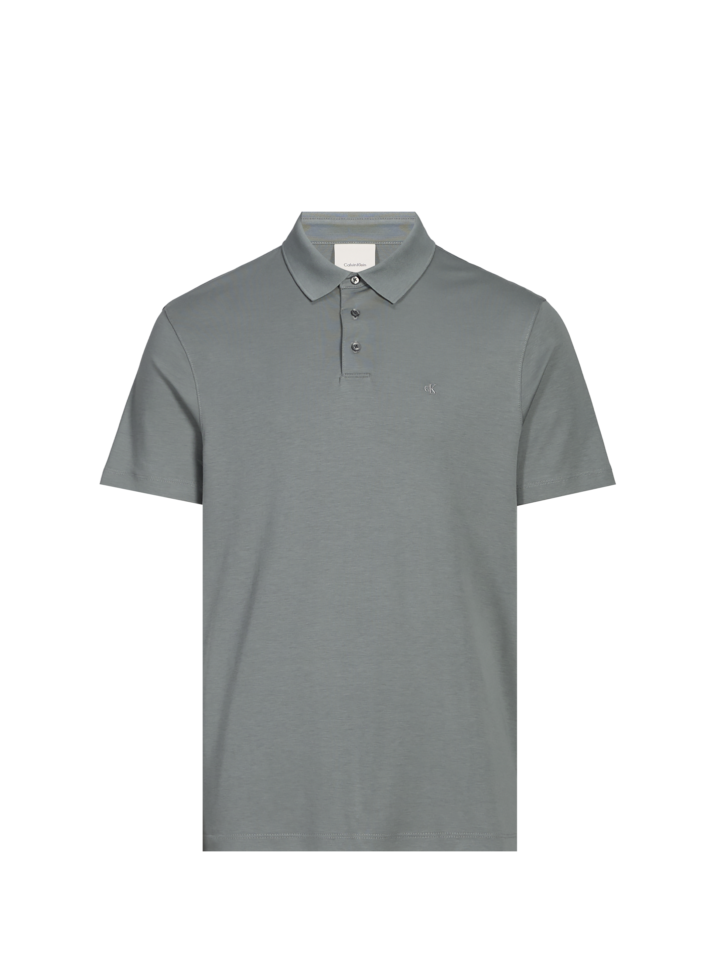 Polo en coton CALVIN KLEIN Gris