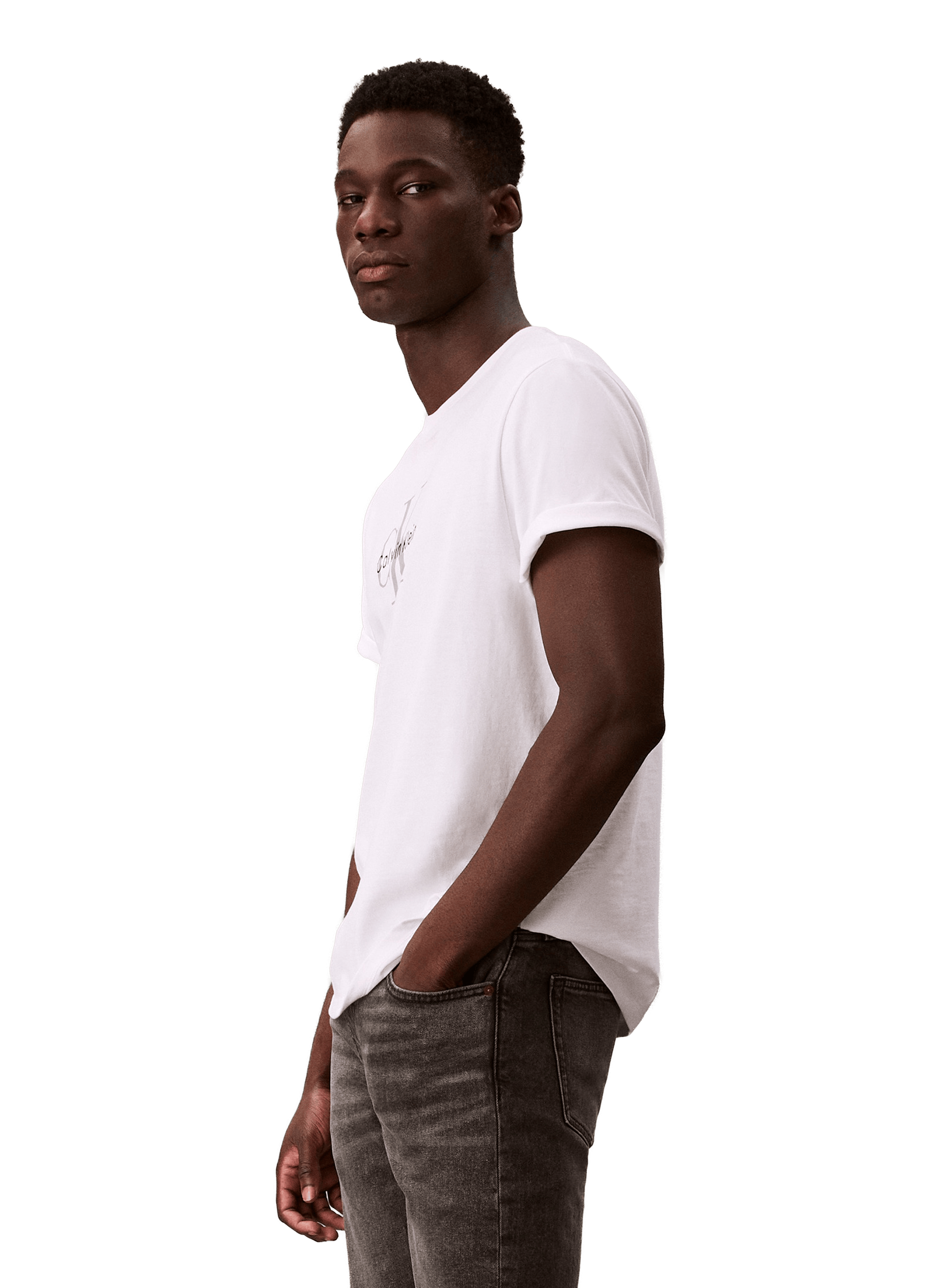 Slim tapered jeans CALVIN KLEIN Grey