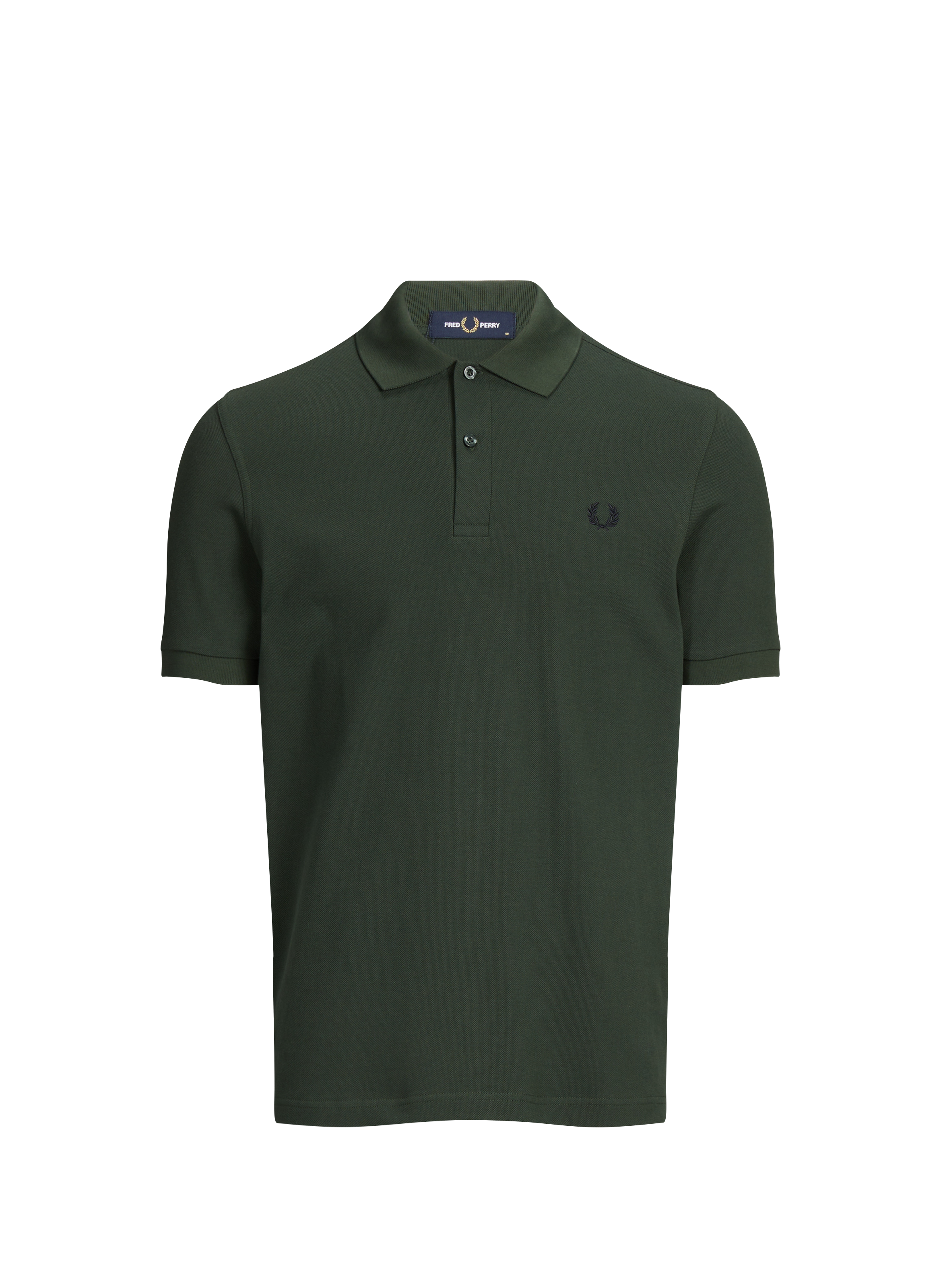 Cotton pique polo shirt FRED PERRY Green