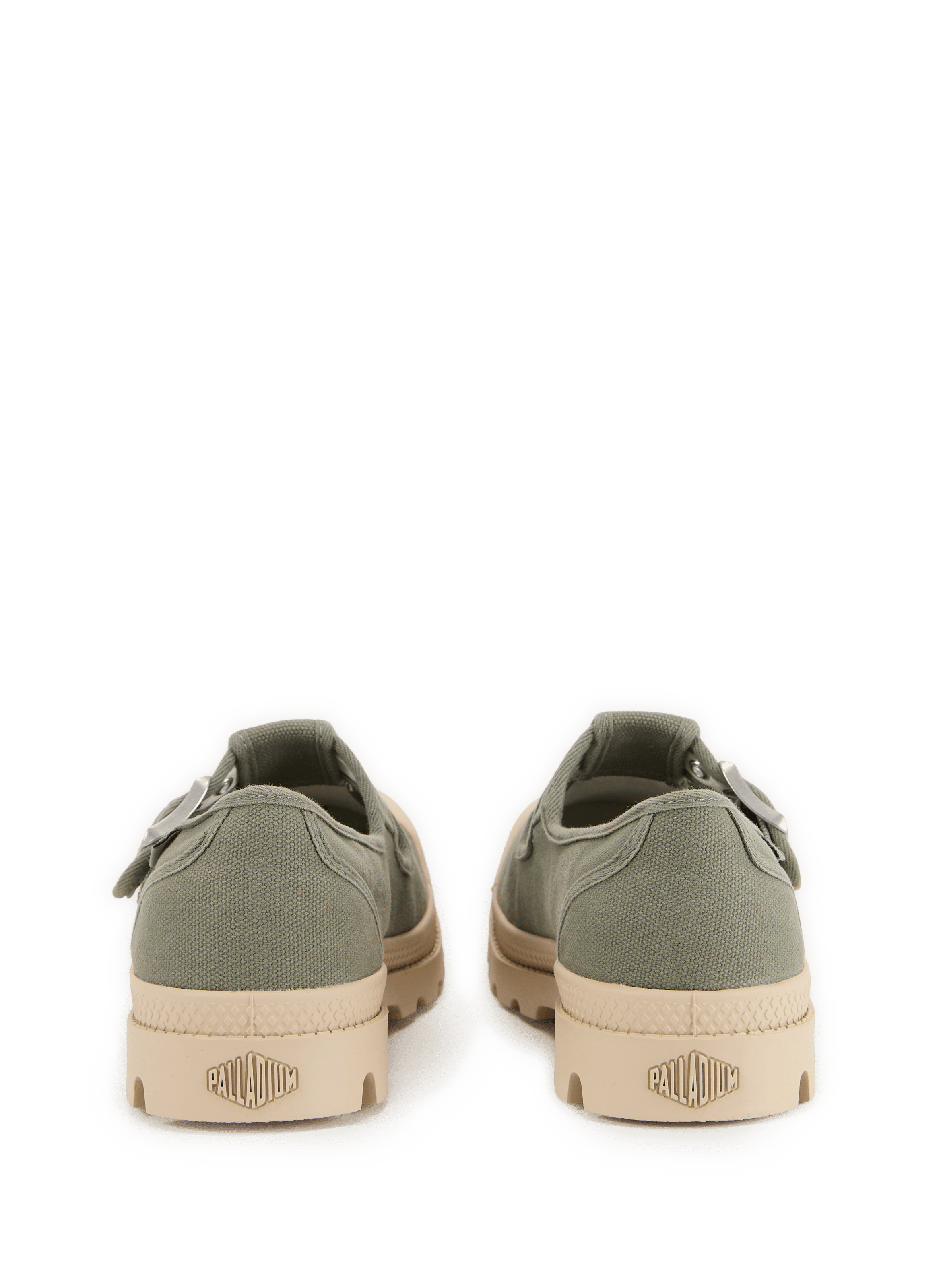 Pampa M-Jane Washed mixed cotton piqué shoes PALLADIUM Khaki