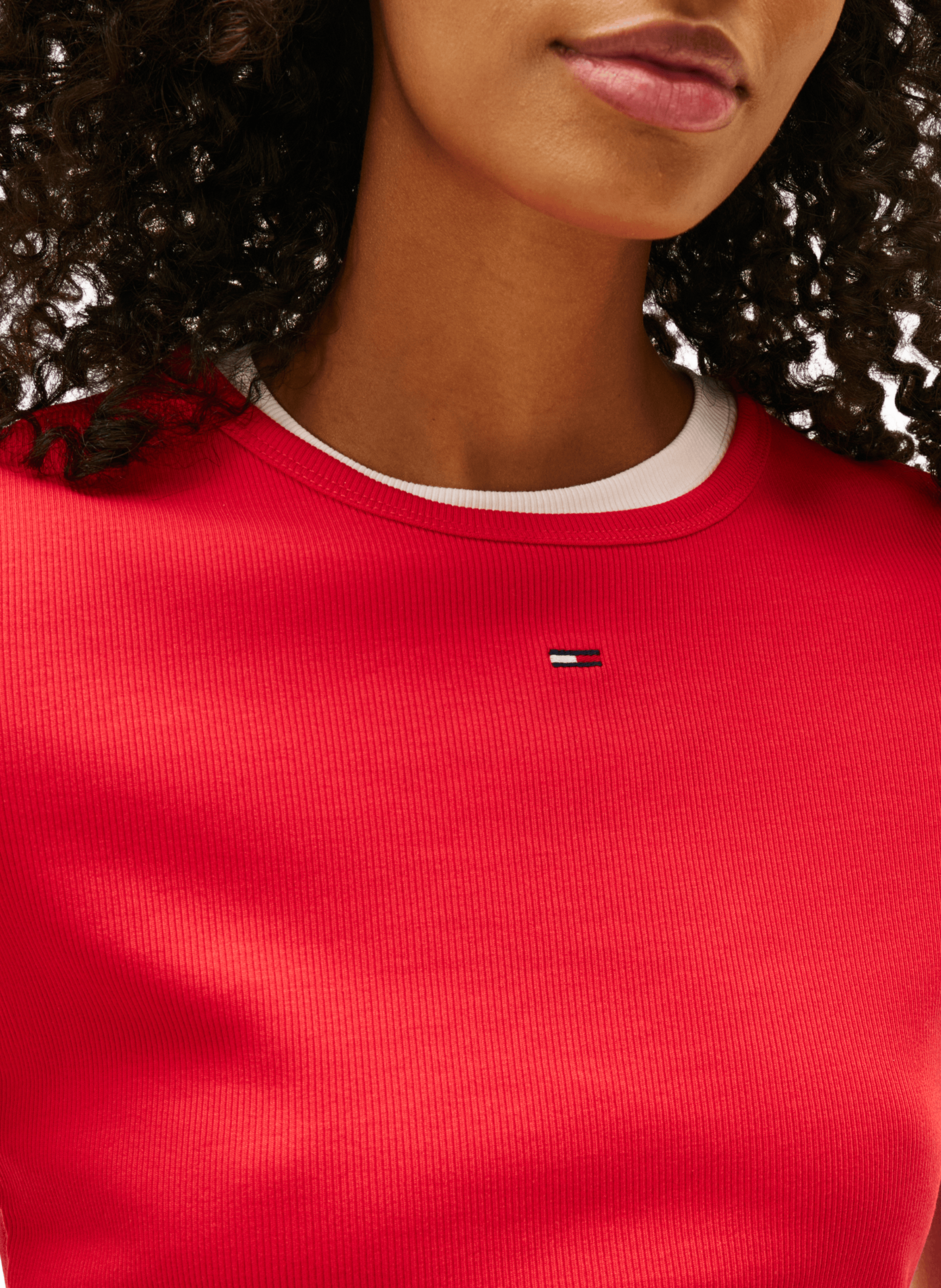  Logo T-shirt TOMMY HILFIGER Red