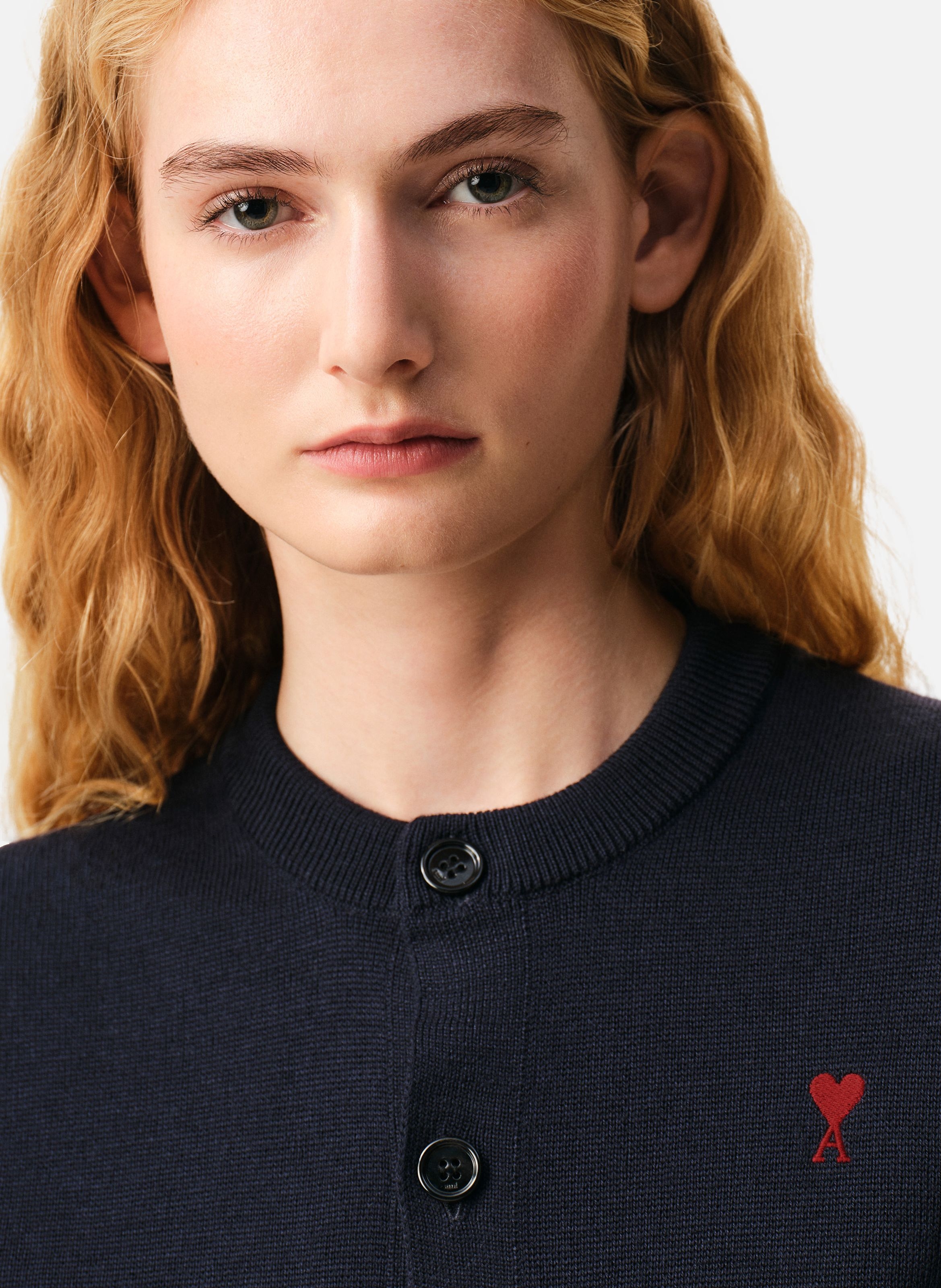 Cardigan Ami De Coeur En Laine AMI PARIS Bleu