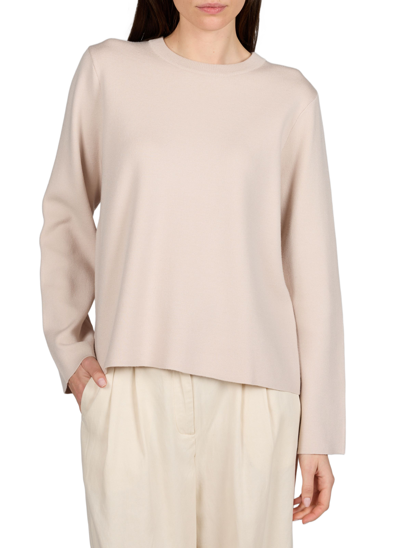 Pull col rond OBJECT Gris