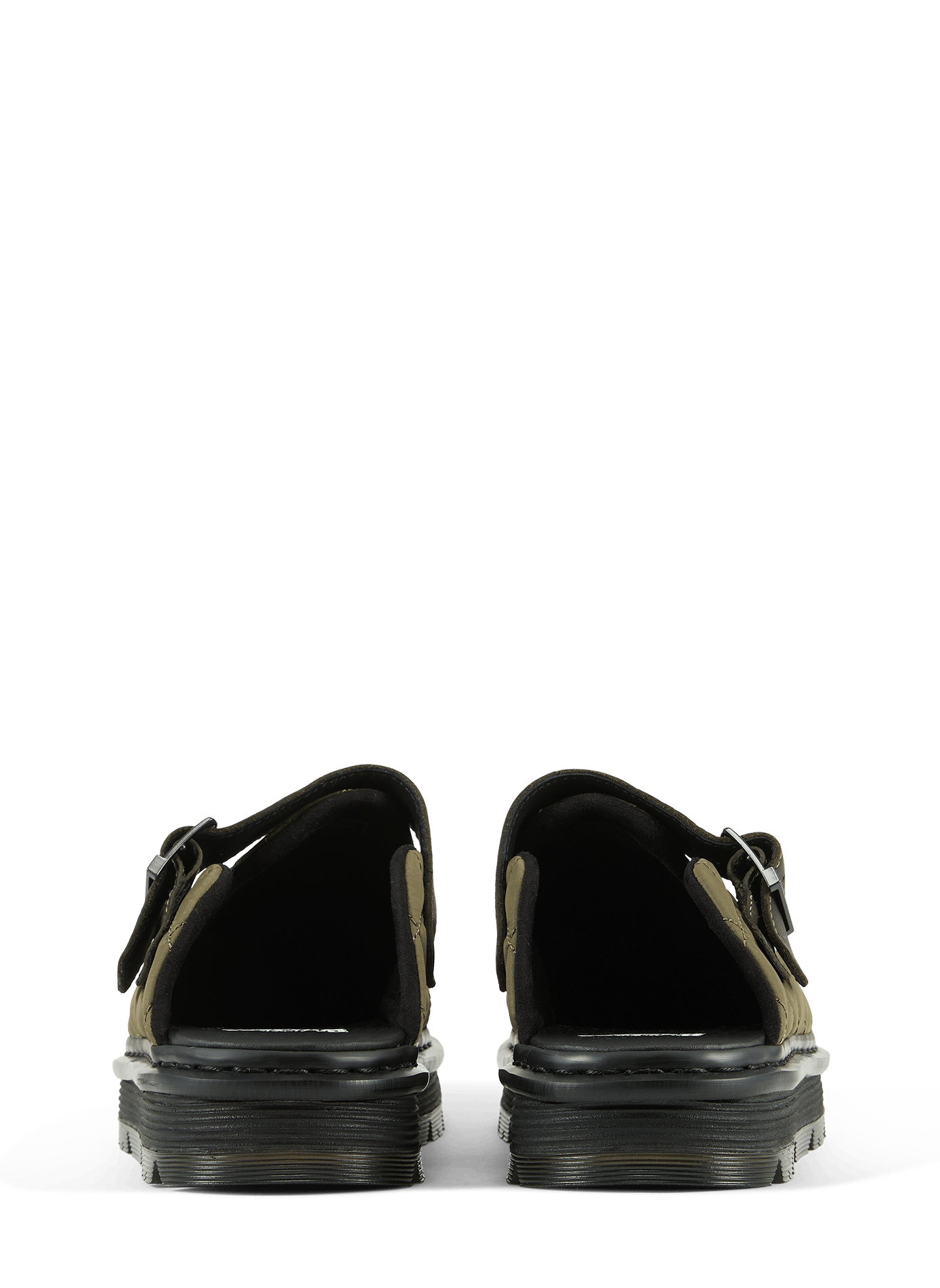 Calfskin Leather Mules DR. MARTENS Brown