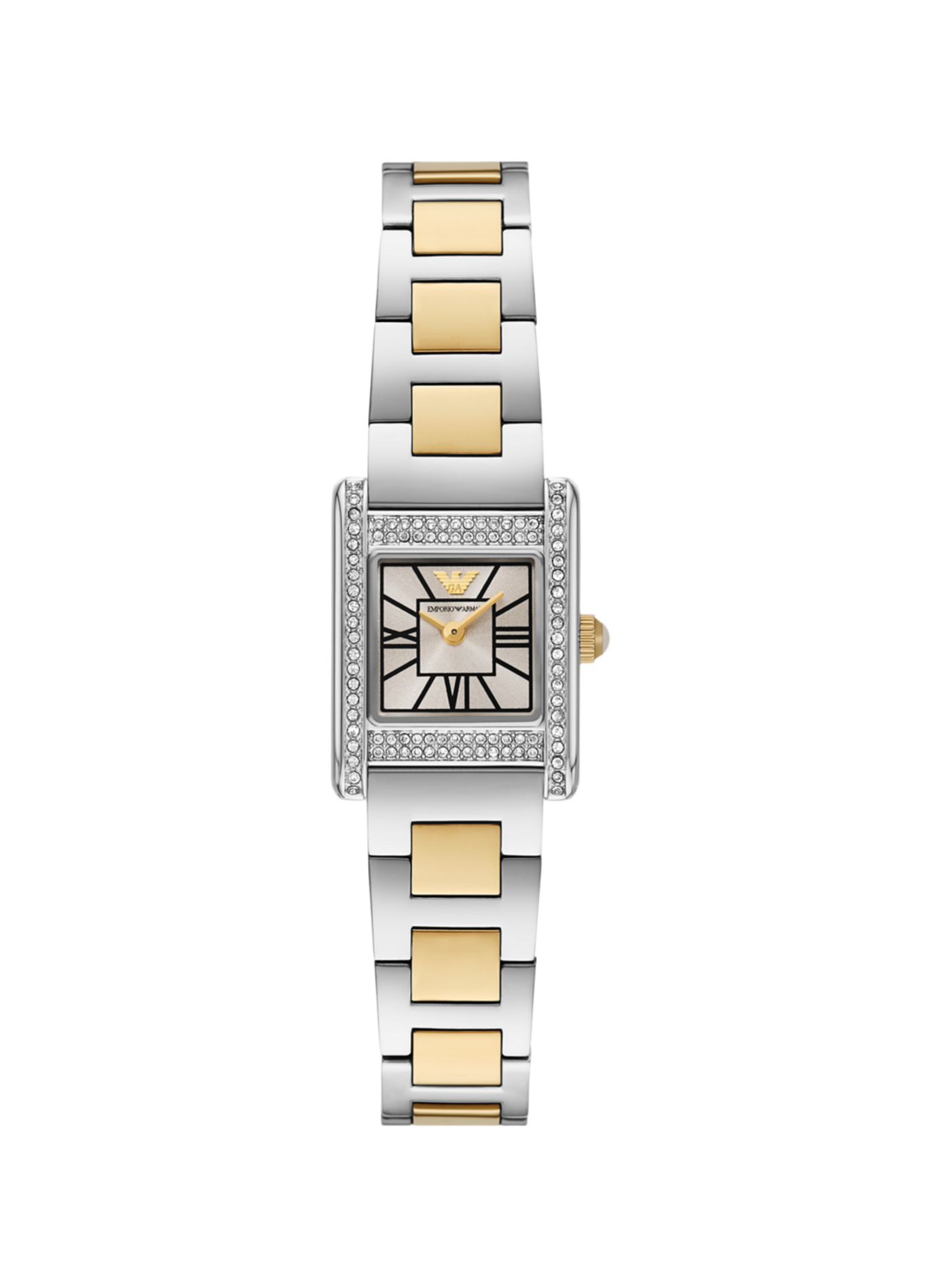 Montre quartz en acier inoxydable ARMANI MONTRES Beige