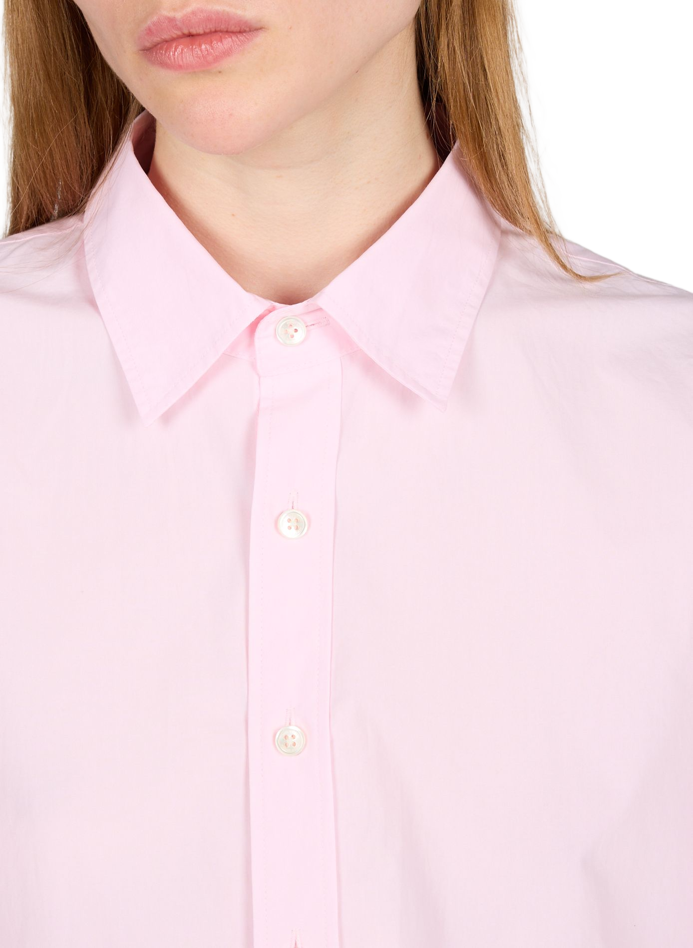 Solid button-down shirt DUNST Pink