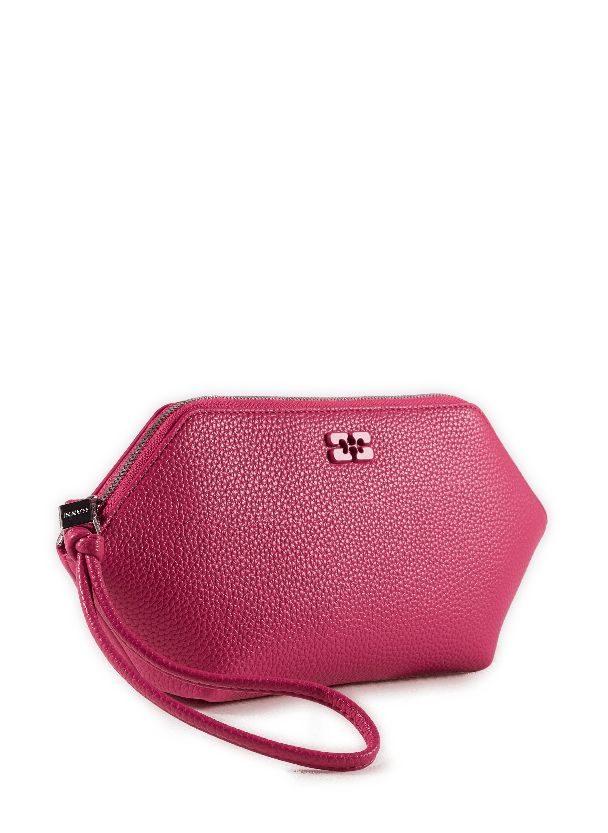 Grained Bou Clutch GANNI Pink