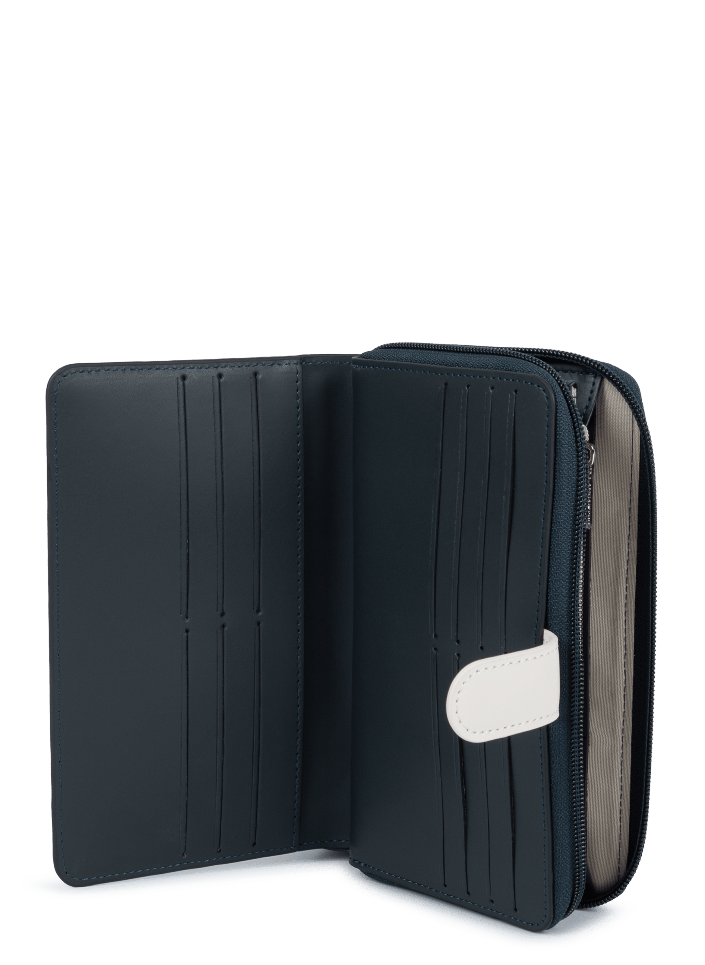 Back to back organizer wallet - smooth LANCASTER Blue