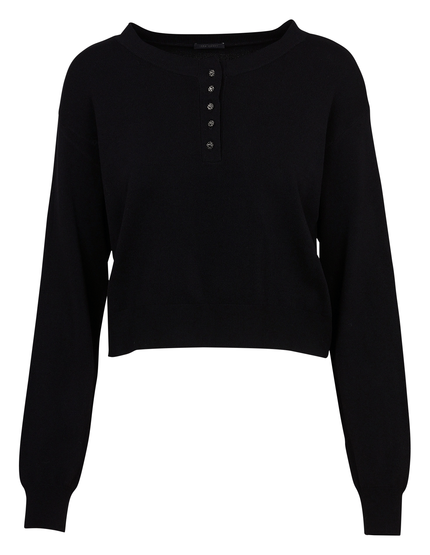 Pull oversize col rond IKKS Noir