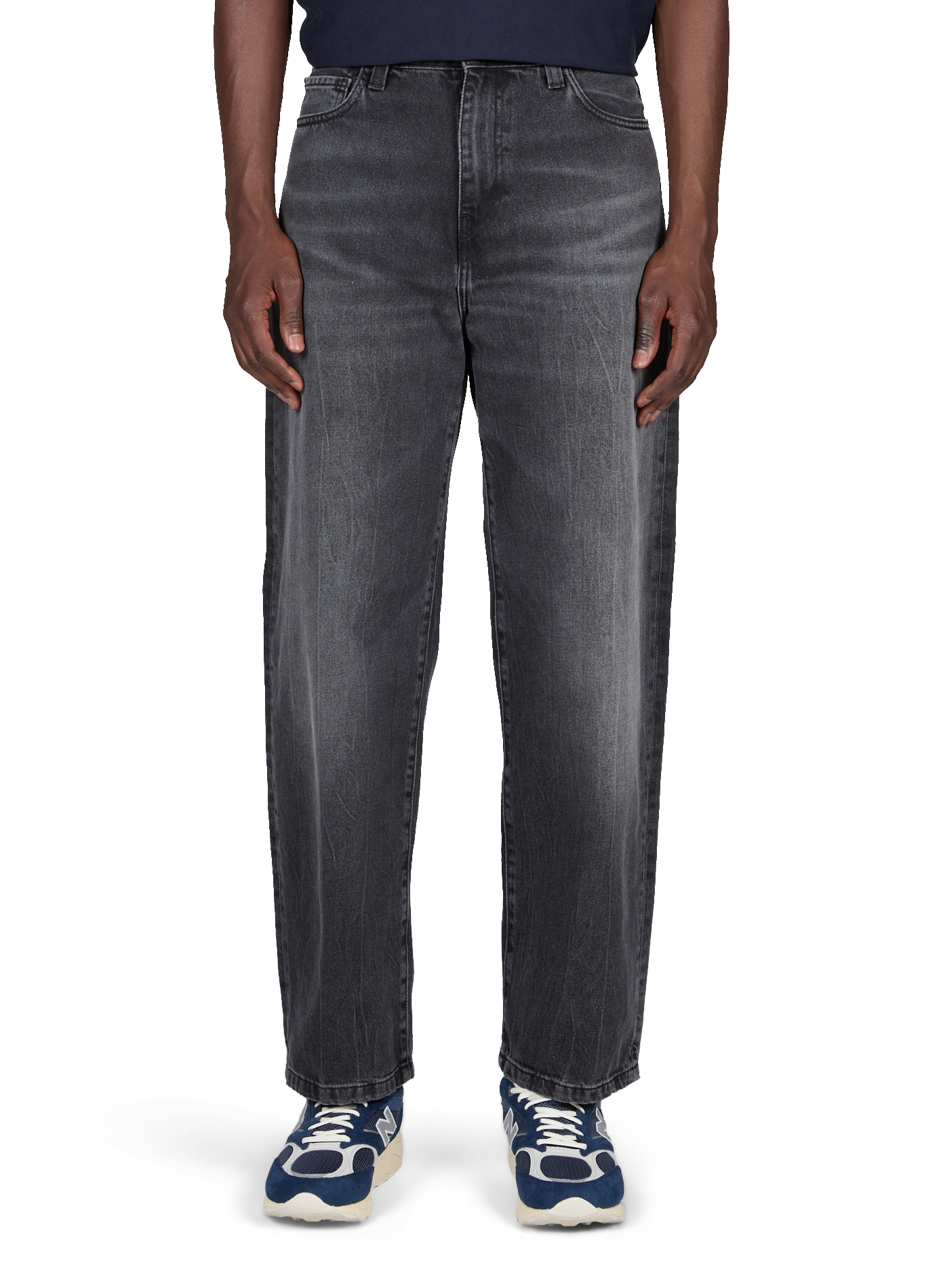 Jean large à cinq poches en coton CARHARTT WIP Noir