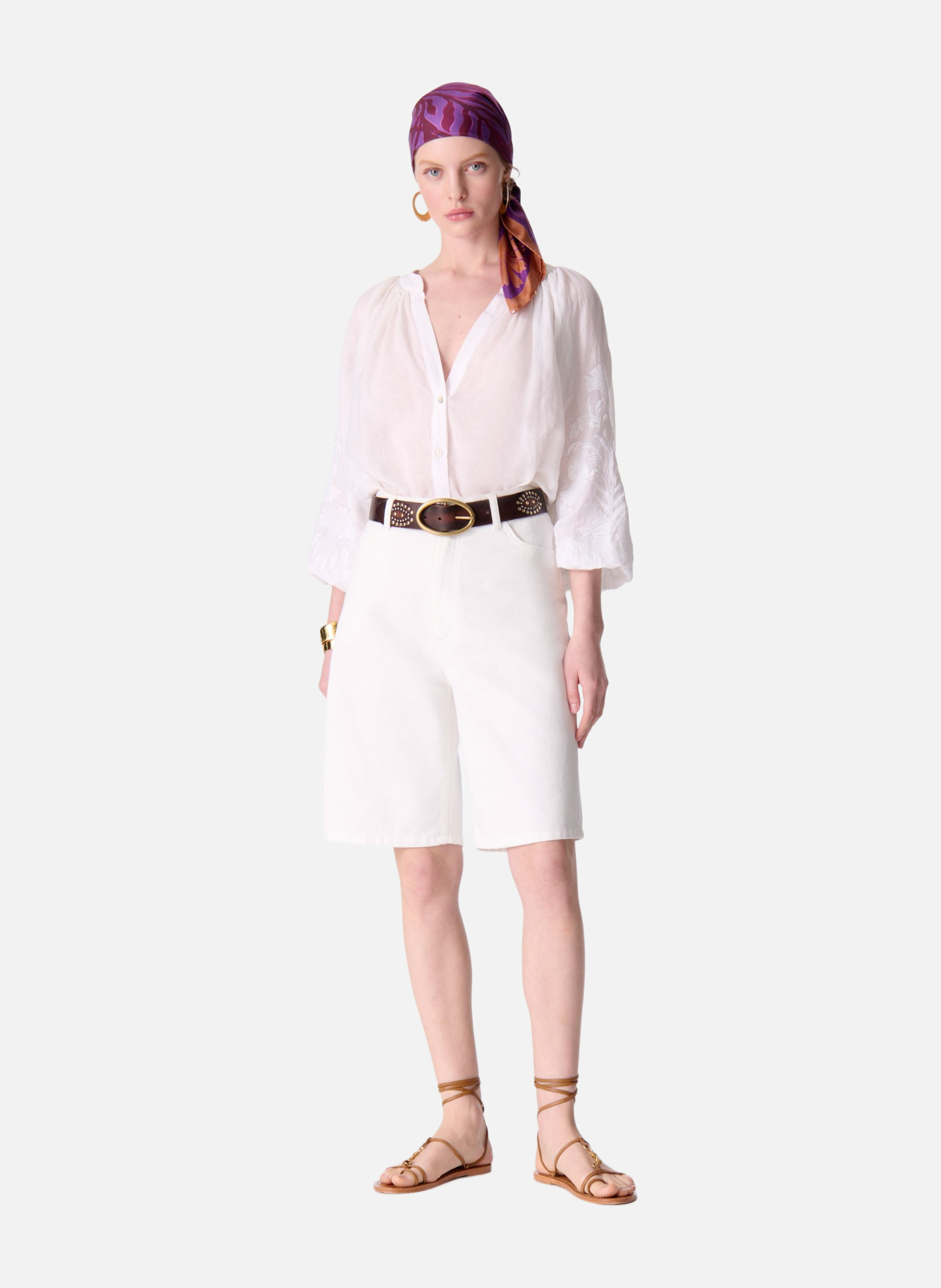 Short long elouan VANESSA BRUNO Blanc