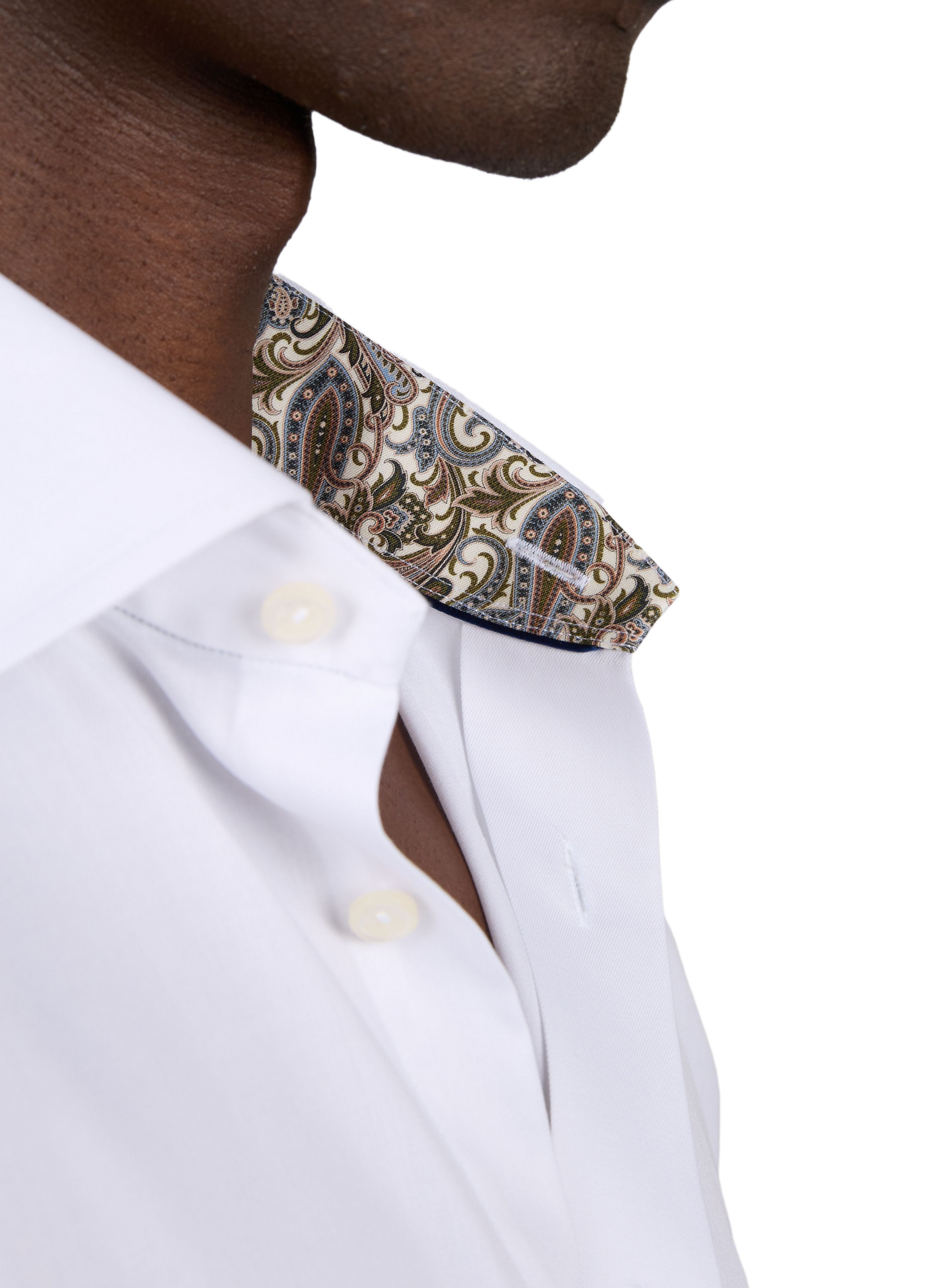 Straight classic collar shirt in cotton ETON White