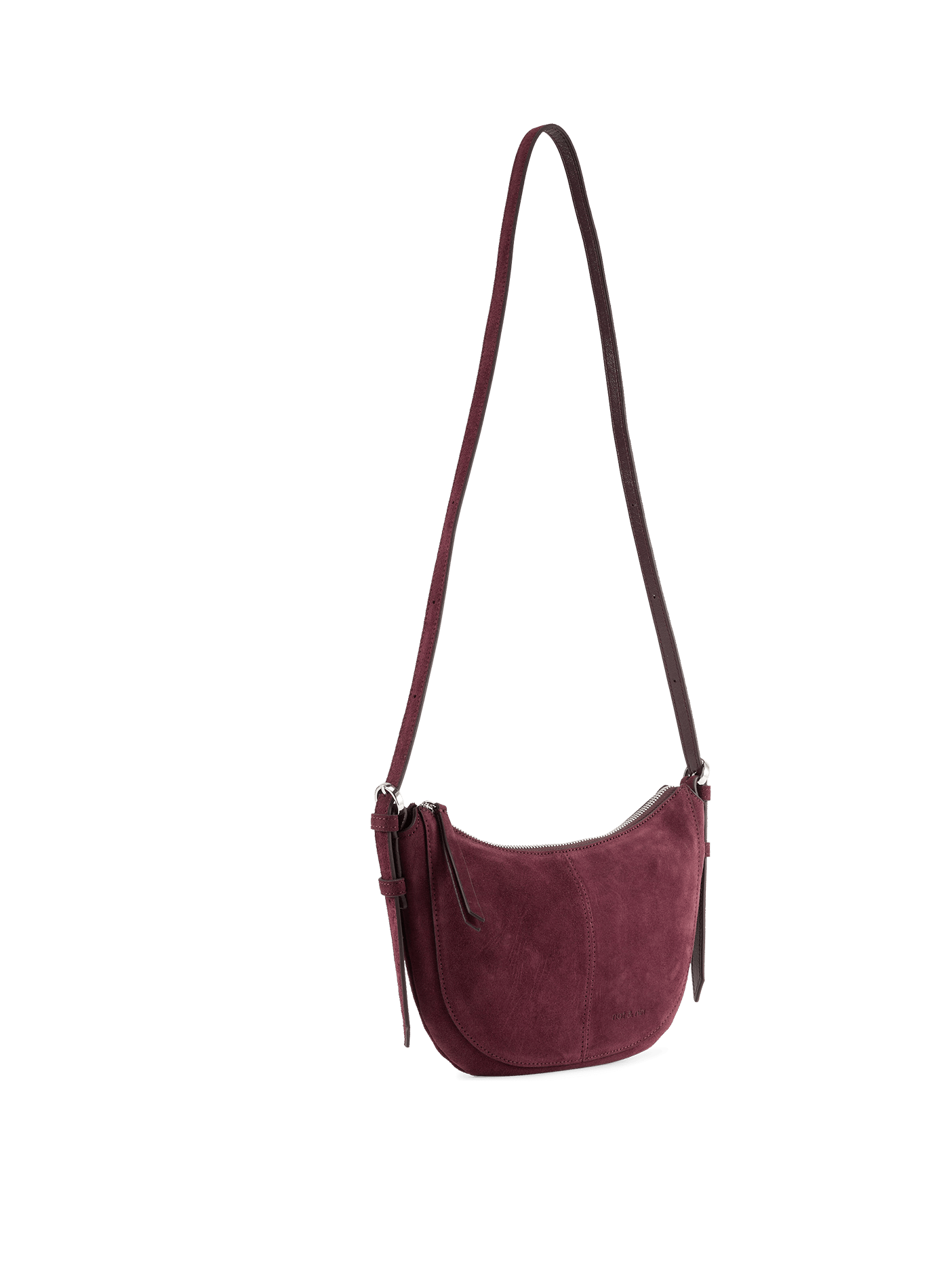 Mini Rodéo cowhide leather shoulder bags NAT & NIN Purple