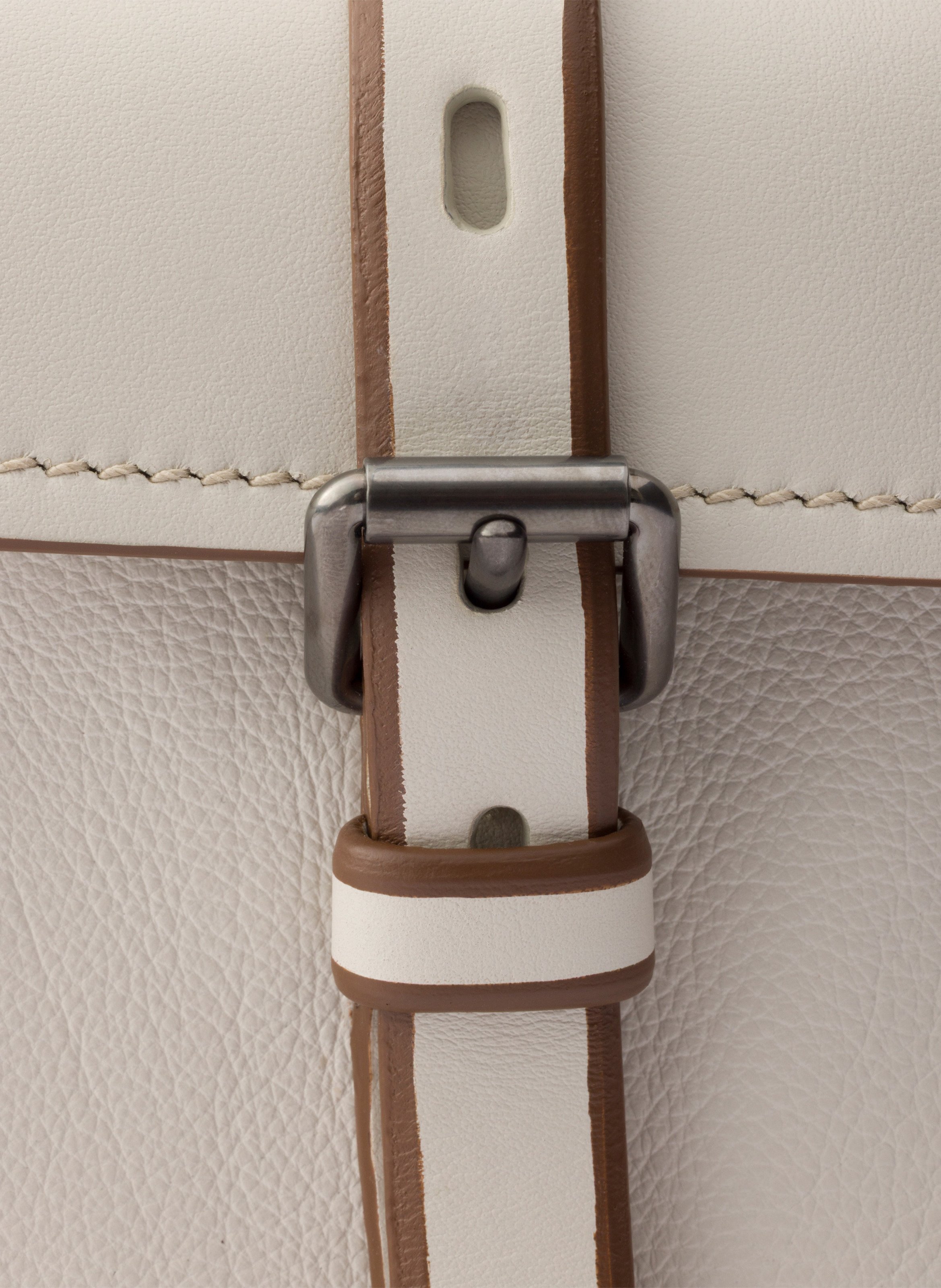 Cabas en cuir prada route PRADA Beige