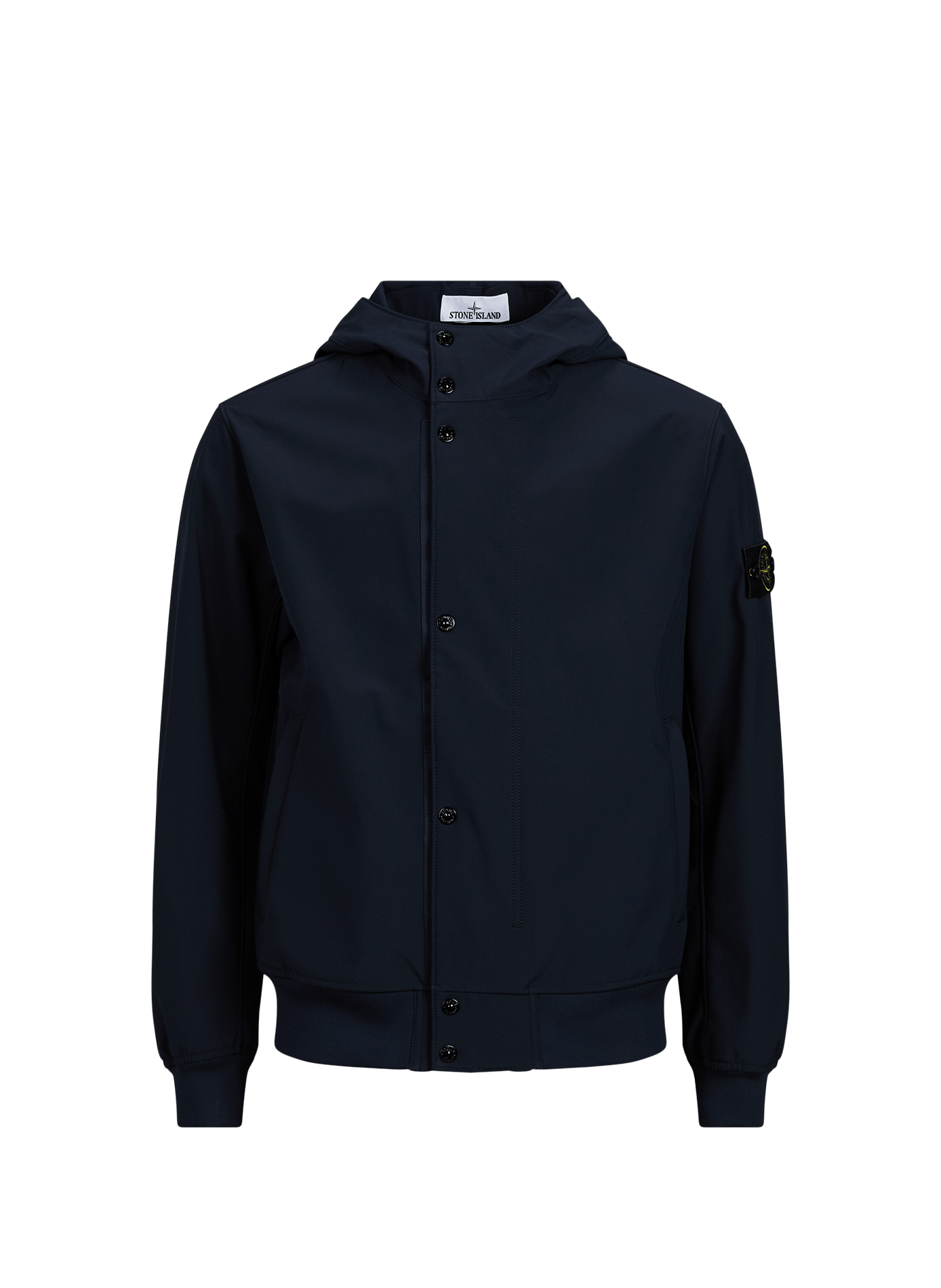 Parka met opstaande kraag en capuchon STONE ISLAND Blauw