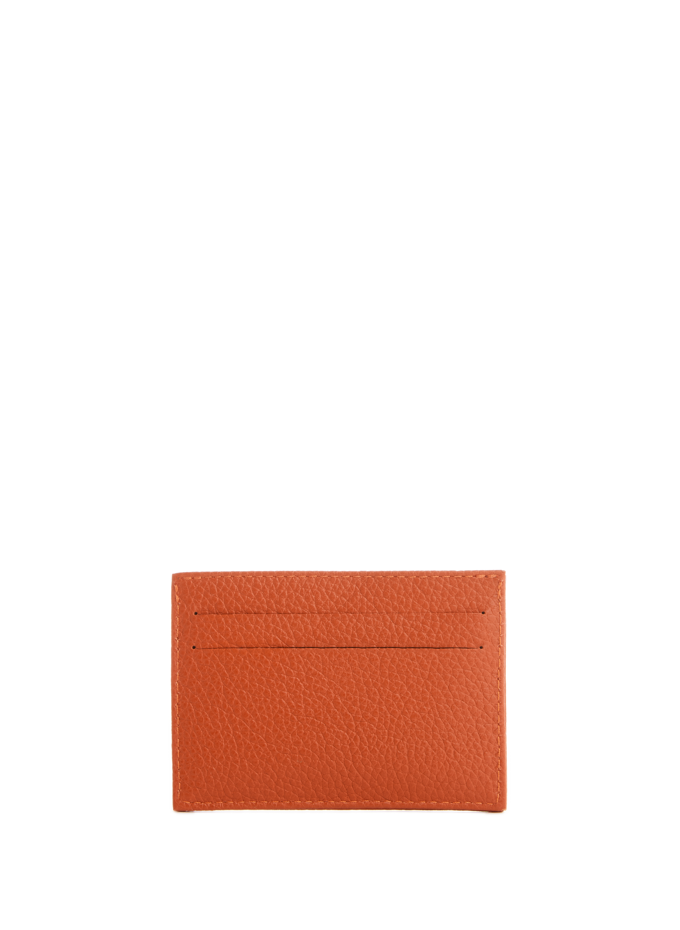  Leather card holder AU PRINTEMPS PARIS Orange