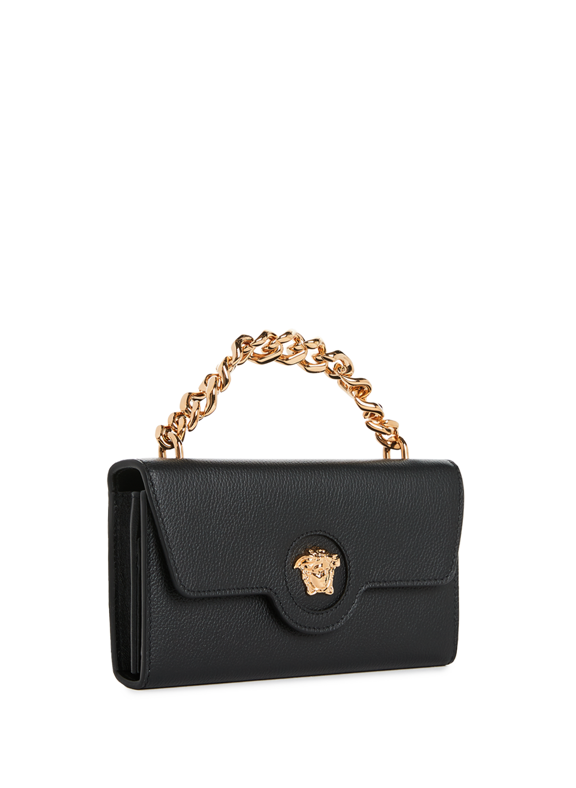 Pochette en cuir embossé