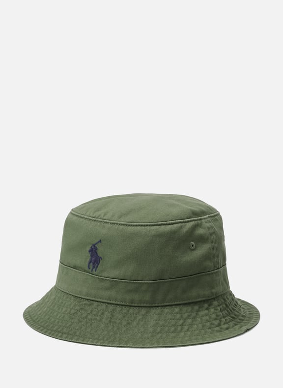 Olive green polo hat deals